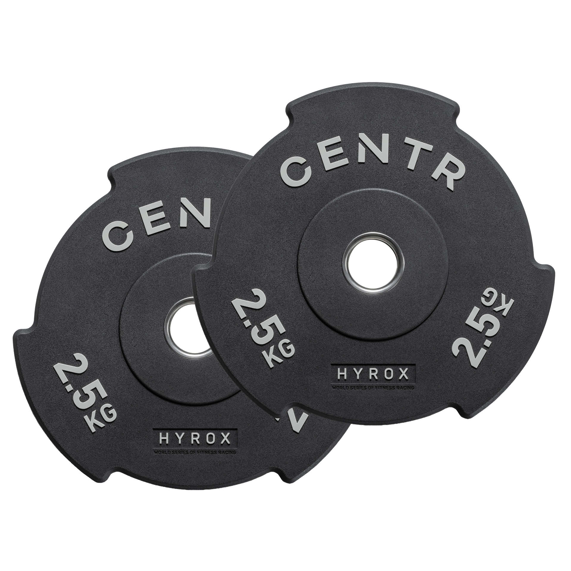 Disques de haltères CENTR x HYROX Competition Edge (paire) 2,5 kg