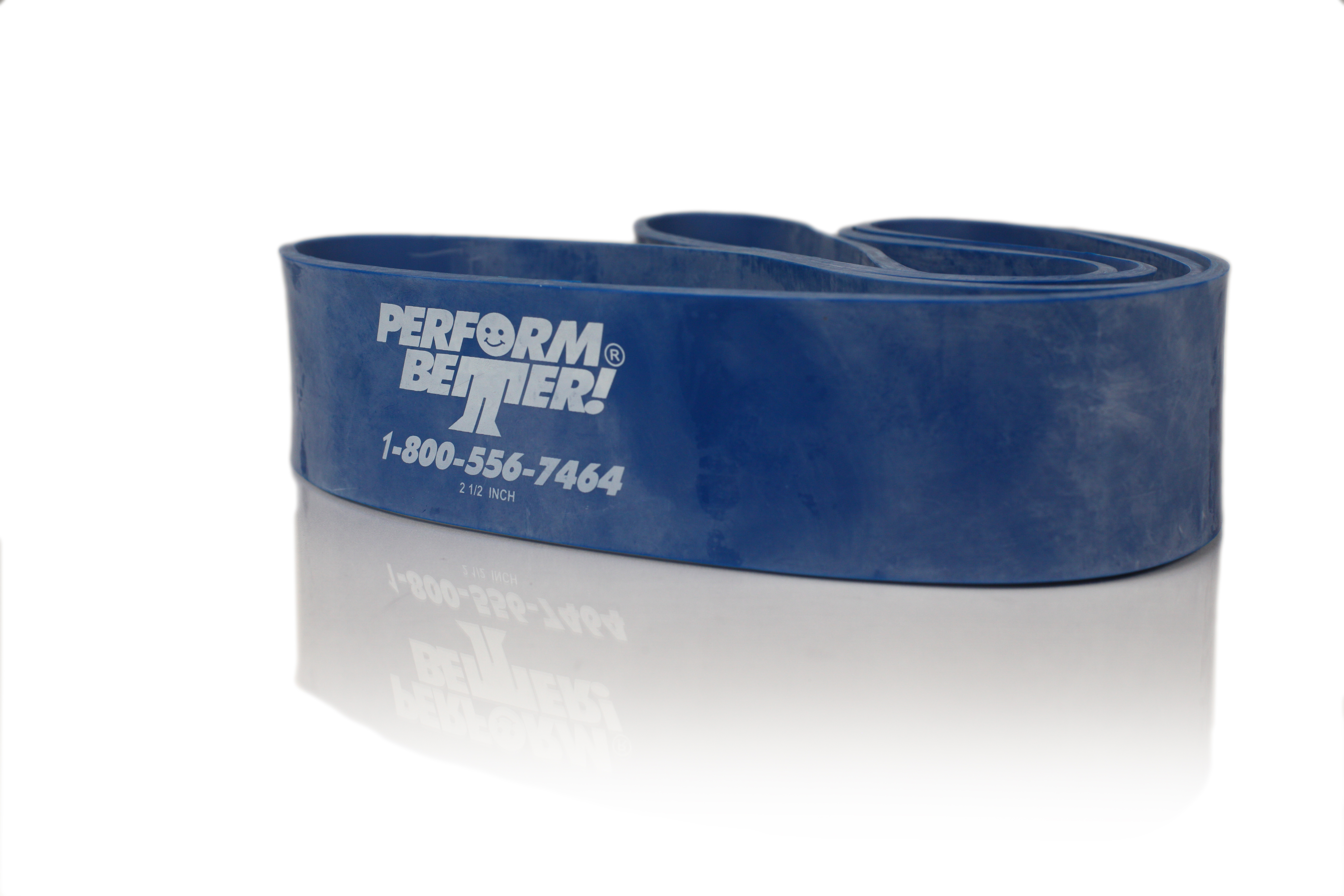 Superbands - 5 cm de large, 38 kg, bleu (5 mm d'épaisseur)
