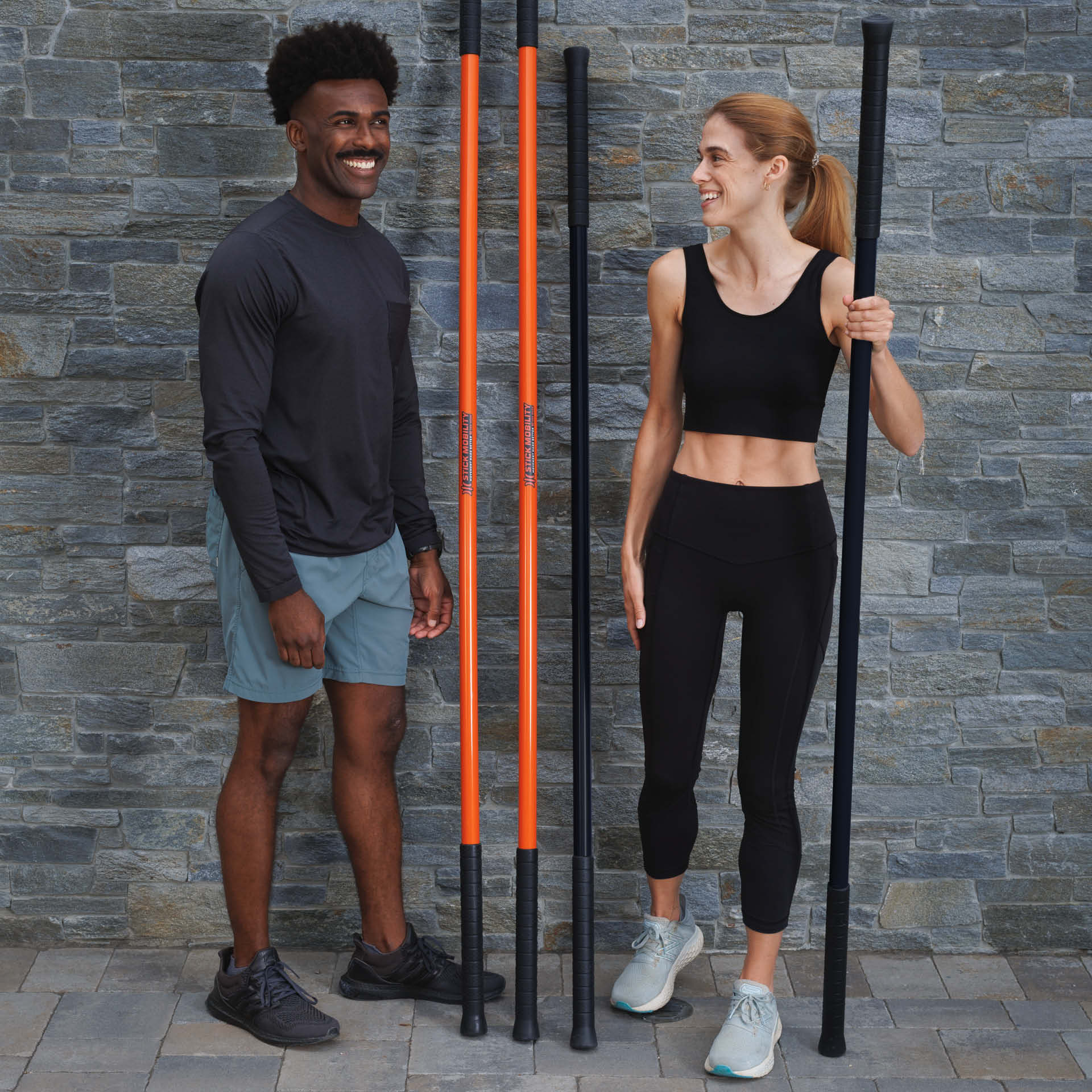 Stick Mobility 1,42 m Noir