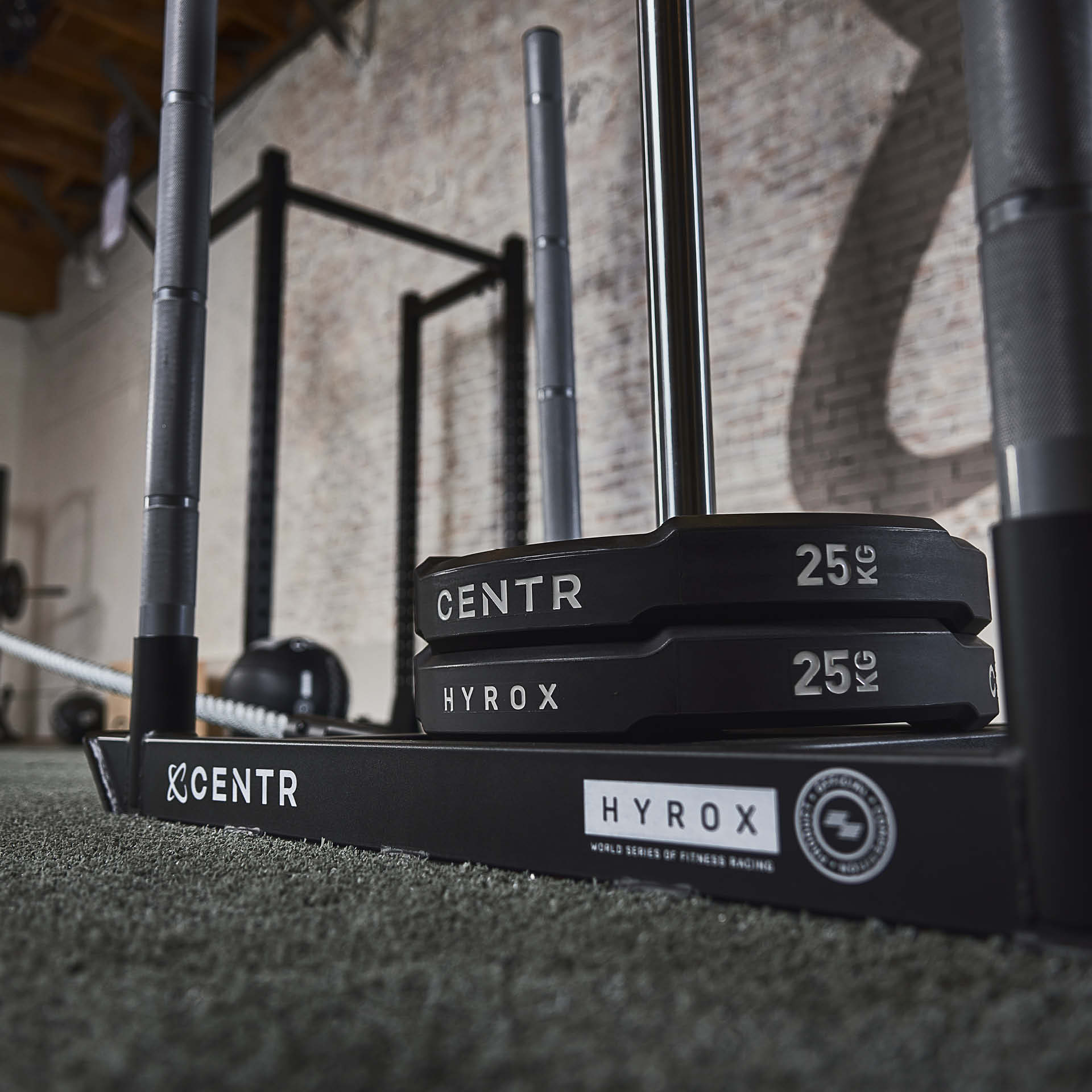 Disque de haltère CENTR x HYROX Competition Edge (à l'unité) 25 kg