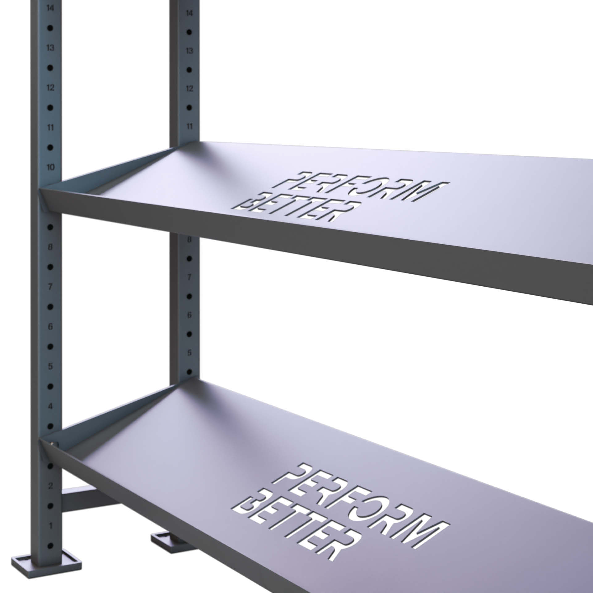 Perform Better Multi Storage : support pour haltères de 1,50 m à 3 étagères (lot)