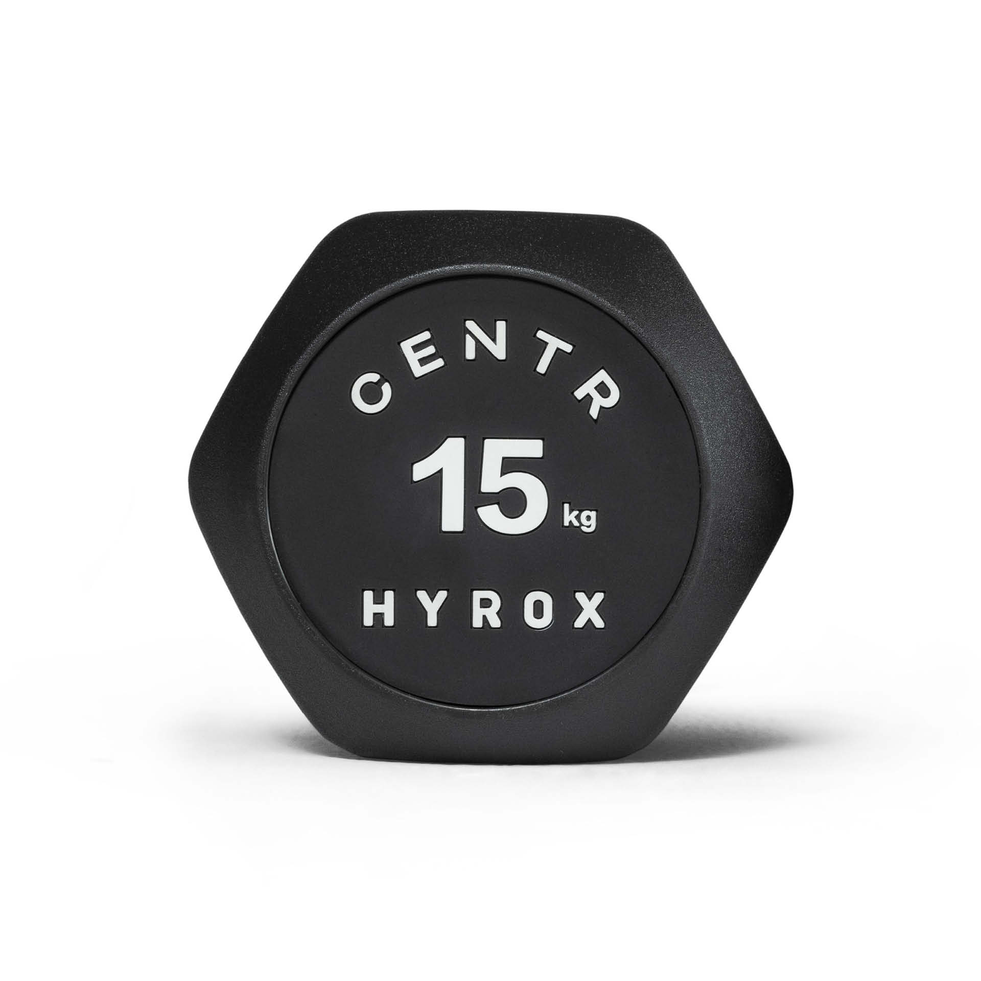 Haltère CENTR x HYROX en uréthane 15 kg (pièce)