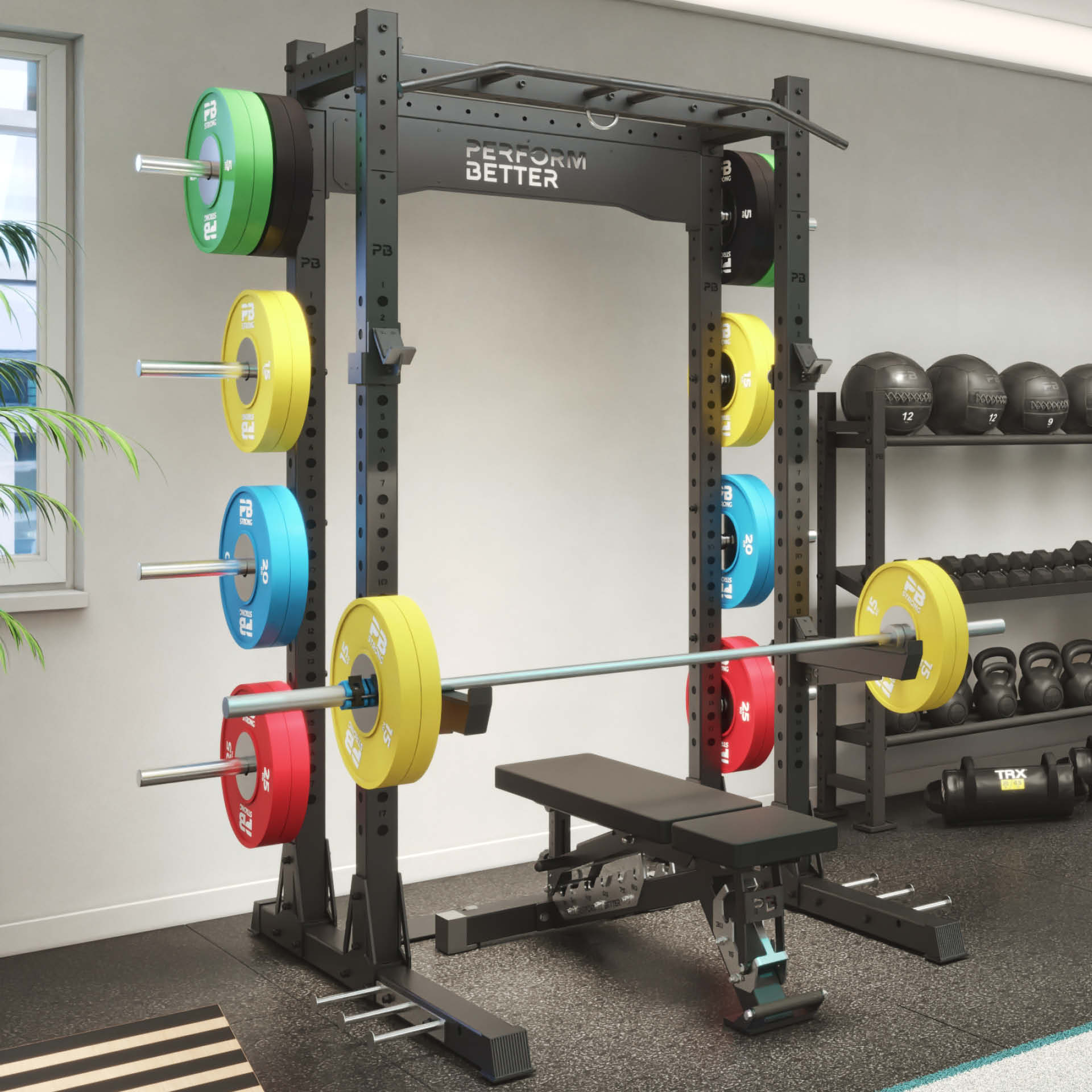 Paire de spots de sécurité Perform Better Rig (accessoires)