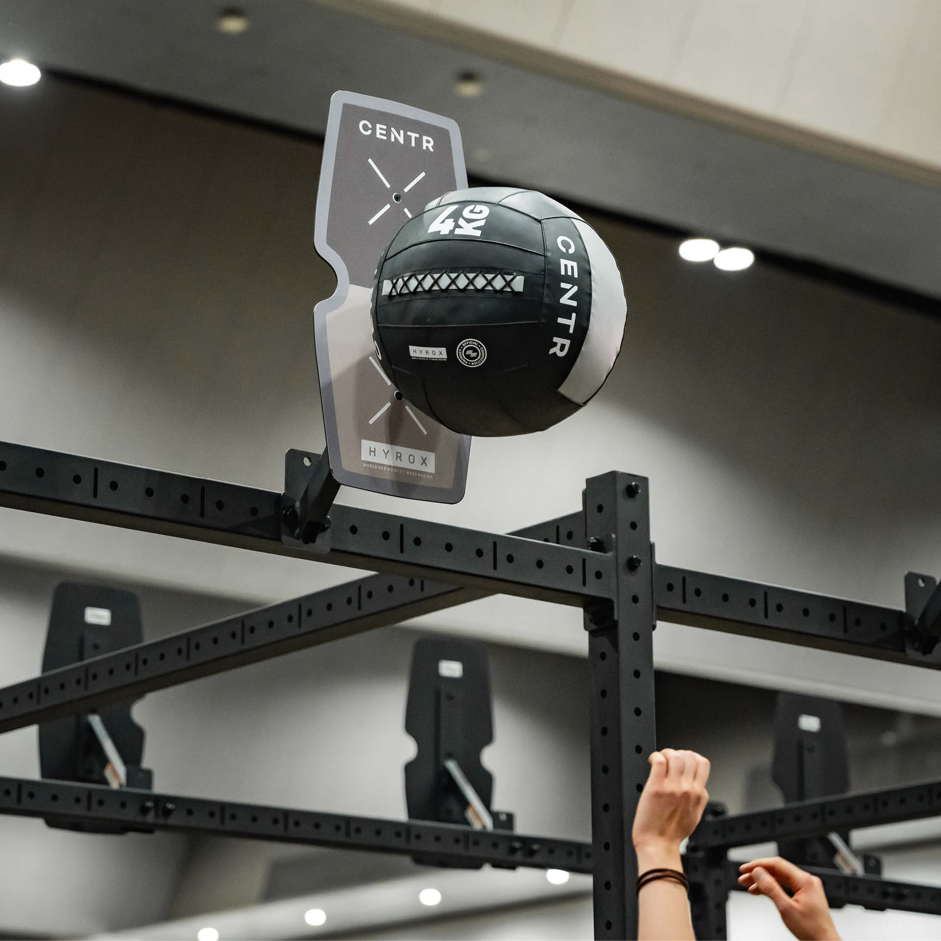 CENTR x HYROX Cible pour wall ball de compétition