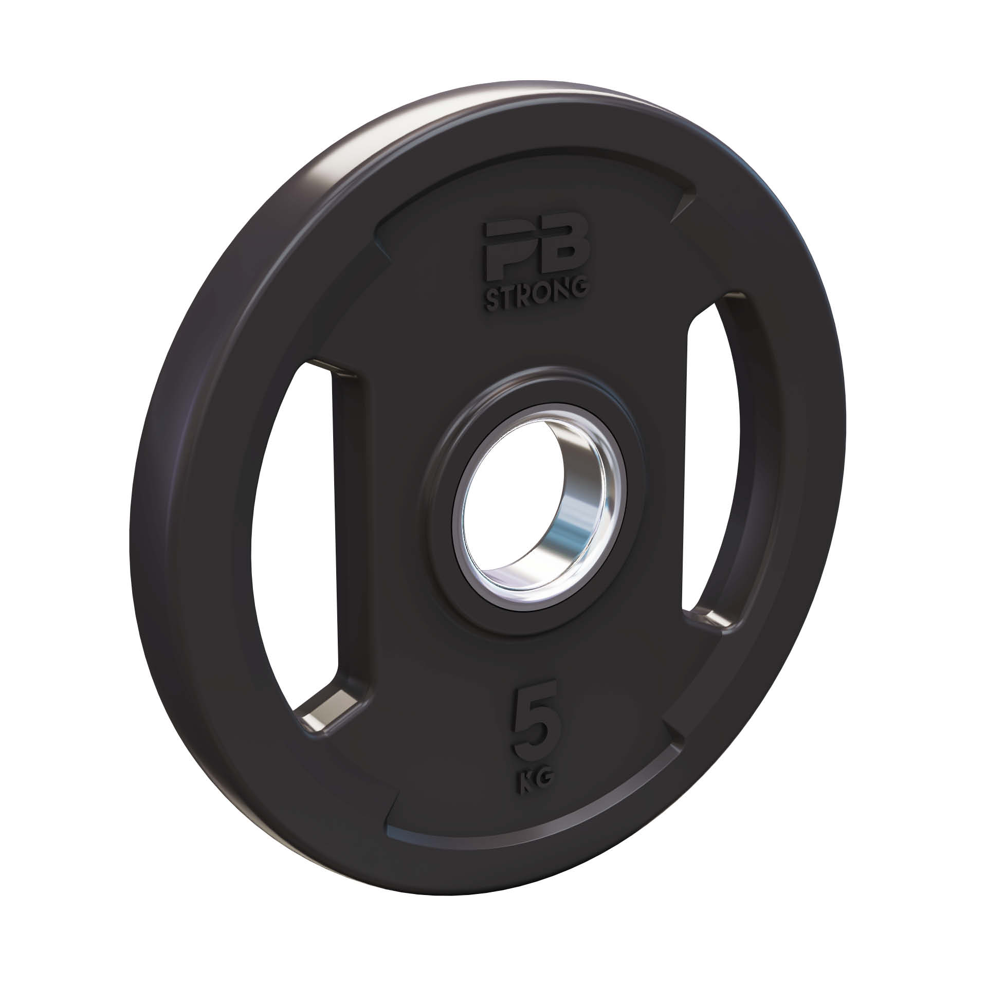 Disque d'haltère PB Strong à 2 poignées, en uréthane, 50 mm (à l'unité) 5 kg