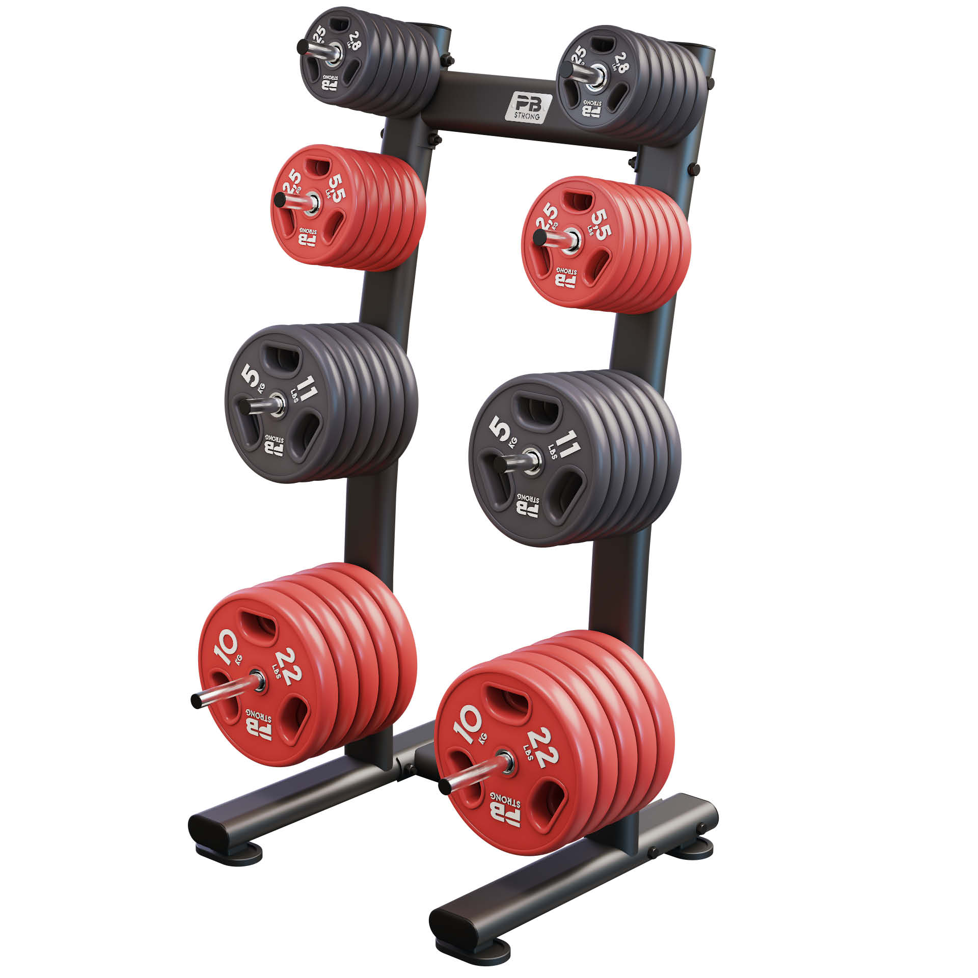 Disques de rack PB Strong en uréthane, 8 emplacements