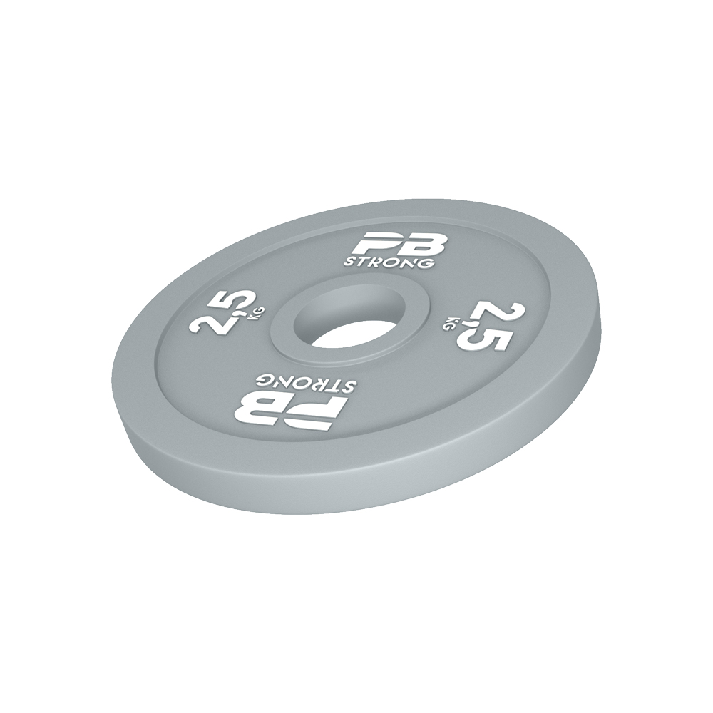 Disque d'haltère de compétition PB Strong (à l'unité) gris 2,5 kg