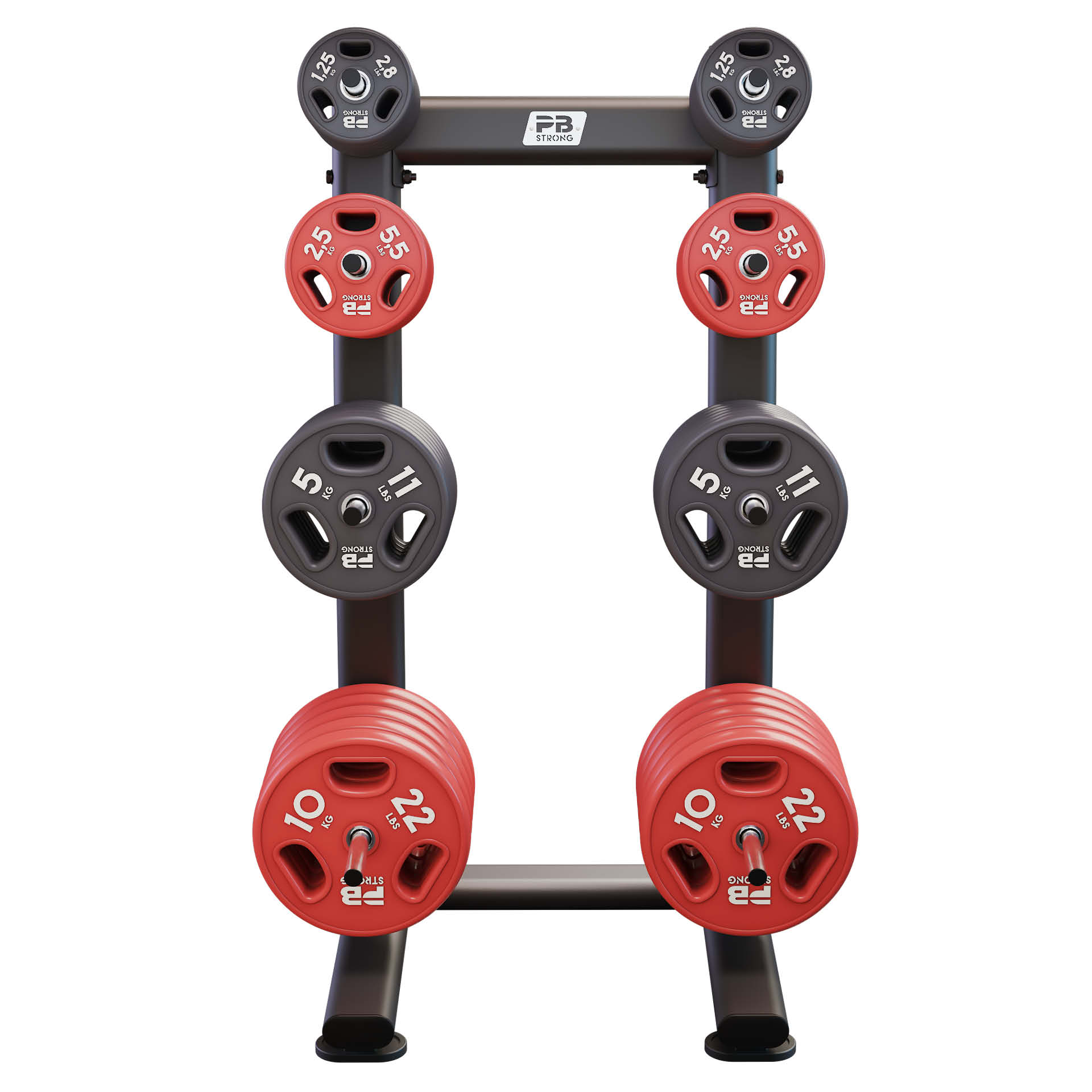 Disques de rack PB Strong en uréthane, 8 emplacements