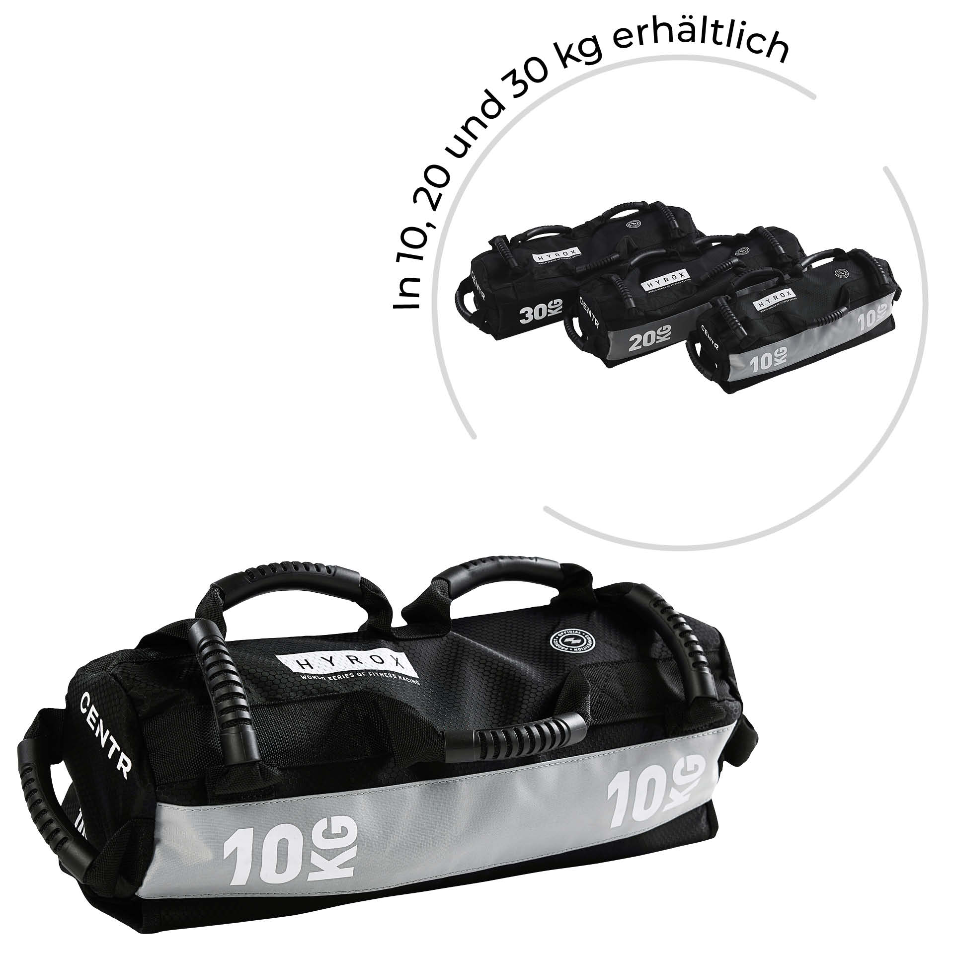 Sac de sable CENTR x HYROX Competition - 30 kg (rempli)