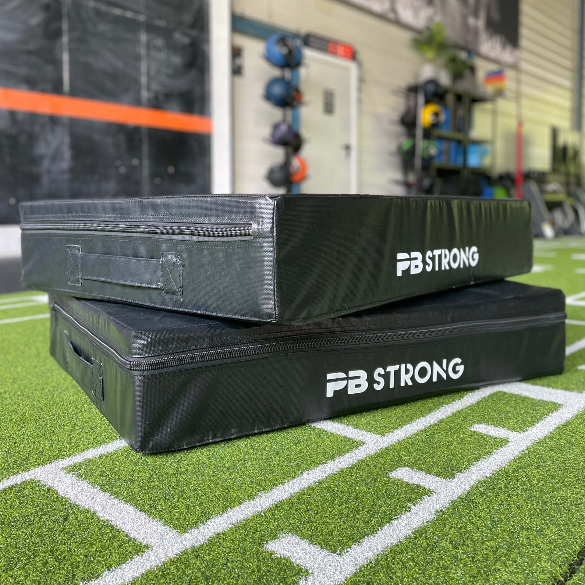 PB Strong Drop Pads : tapis de protection contre les chutes pour l'entraînement à la barre, lot de deux