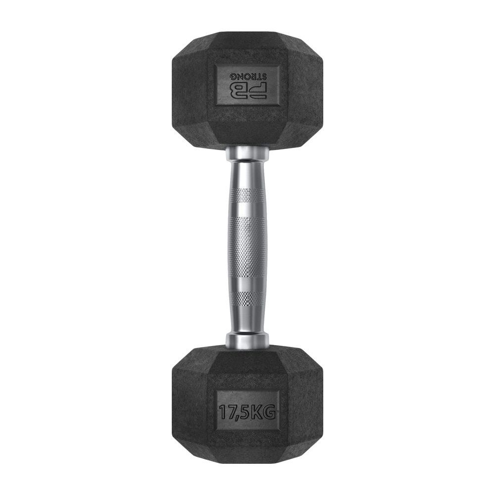 Haltère hexagonal PB Strong (pièce) 17,5 kg