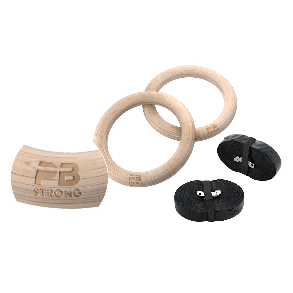 Anneaux de rotation PB Strong en bois (paire)