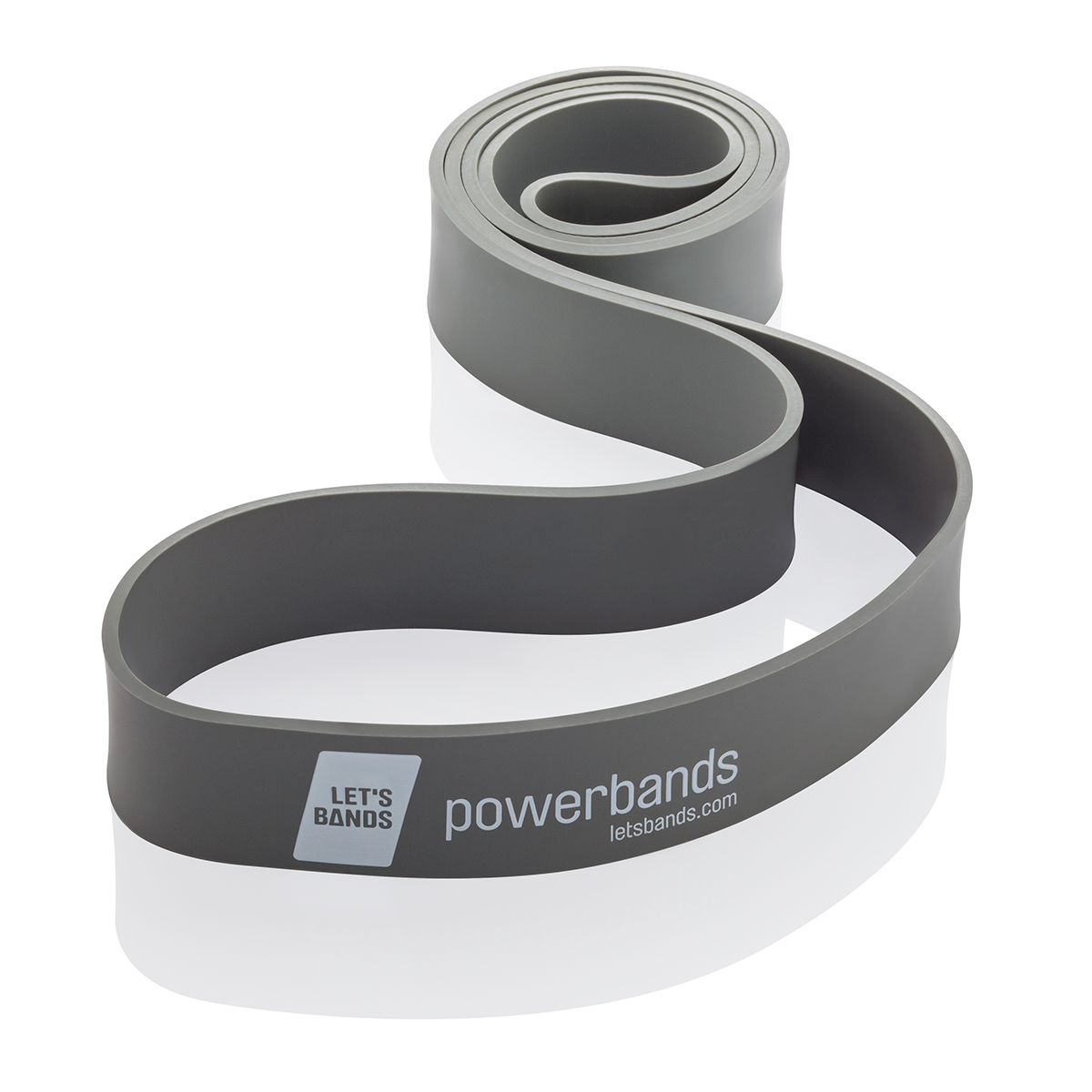 Bande élastique Let's Bands « powerband » Max Gris (ultra résistante)