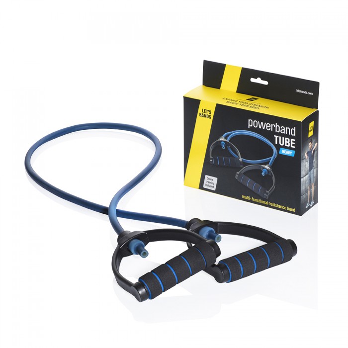 Bande élastique Let's Bands « Powerband » Tube Bleu (forte)
