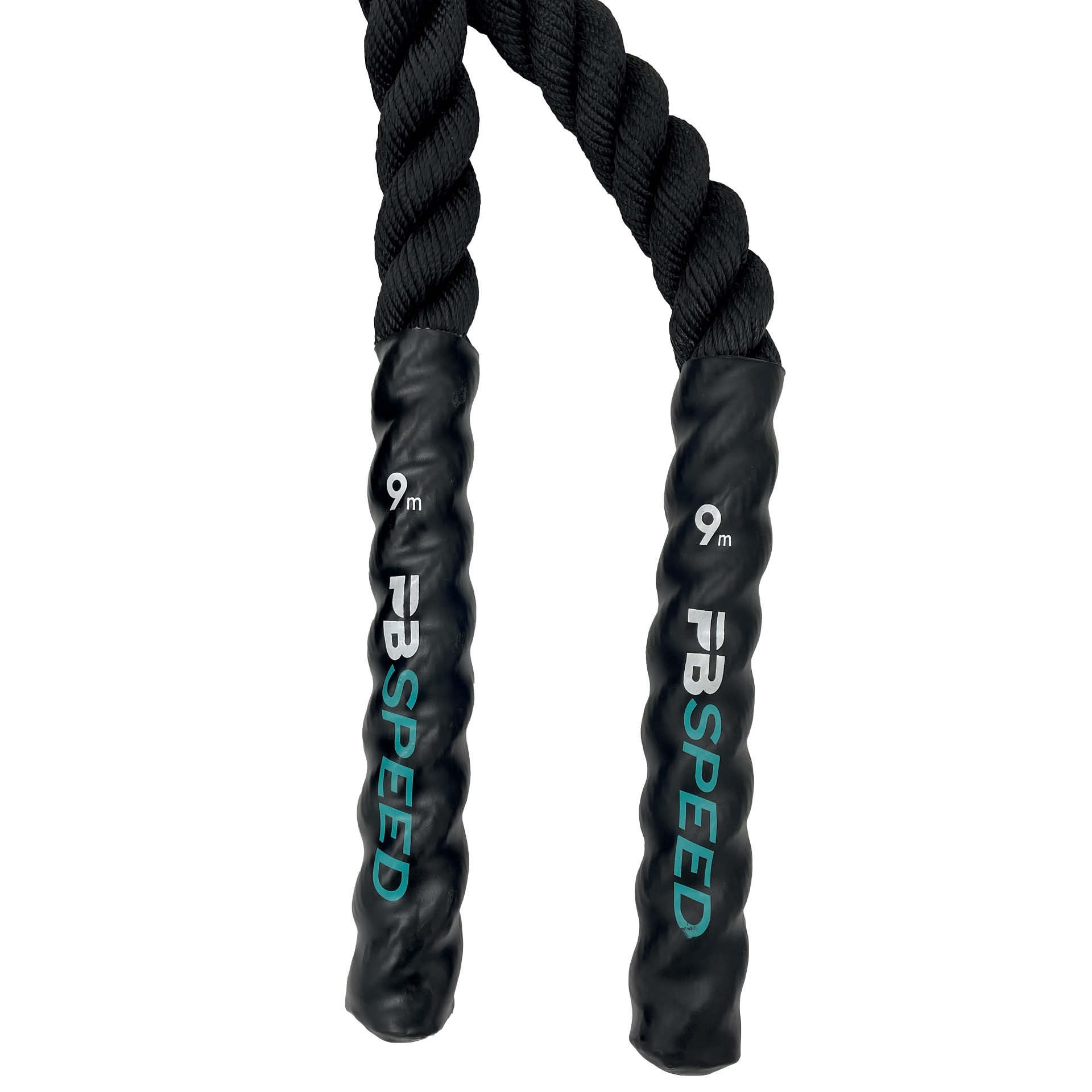 Corde d'entraînement PB Speed Training Rope Battle Rope 9 m x 38 mm, noire