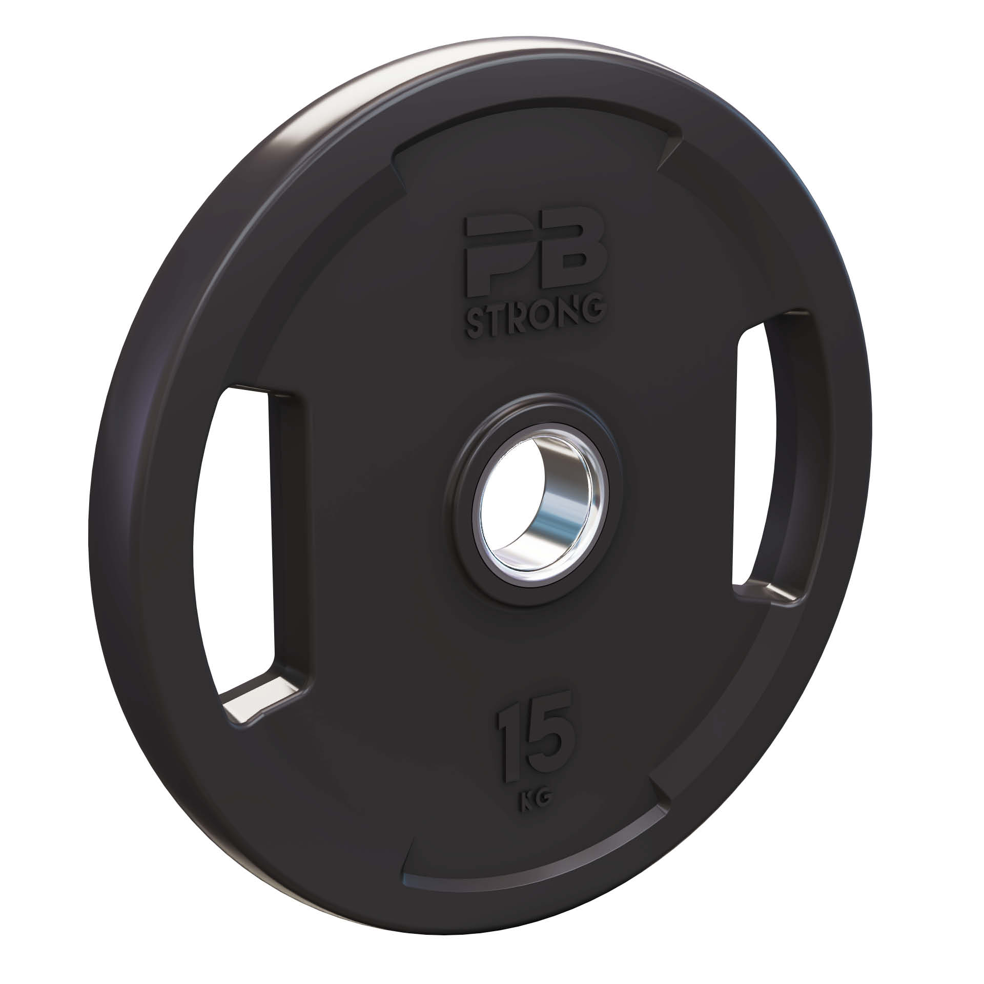 Disque d'haltère PB Strong à 2 poignées, en uréthane, 50 mm (à l'unité) 15 kg