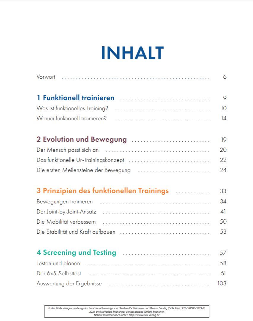 Conception de programmes d'entraînement fonctionnel (livre)