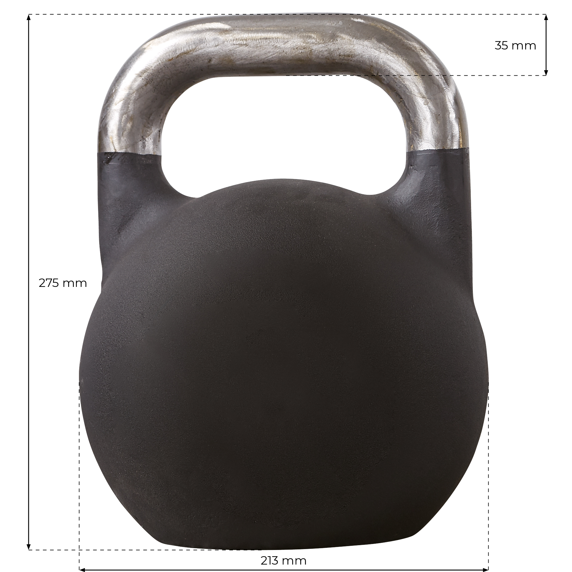 Kettlebells PB Competition - Noir/Or 48 kg