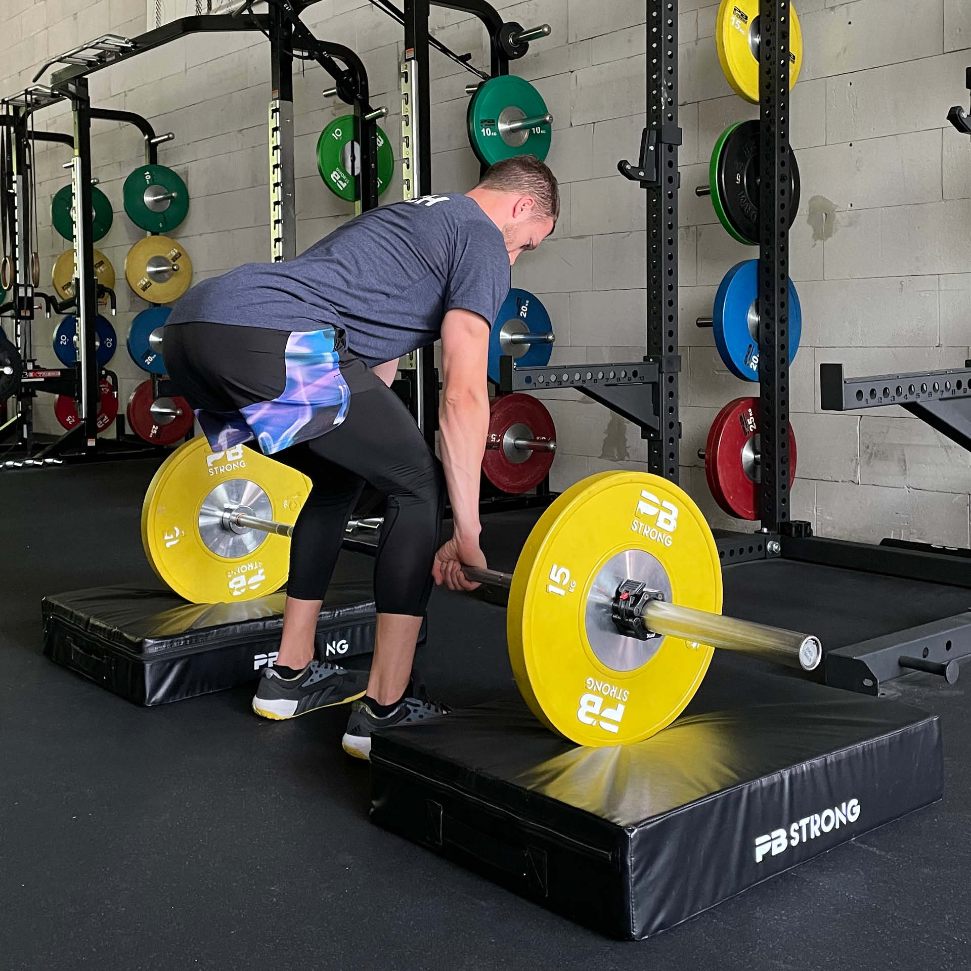 PB Strong Drop Pads : tapis de protection contre les chutes pour l'entraînement à la barre, lot de deux