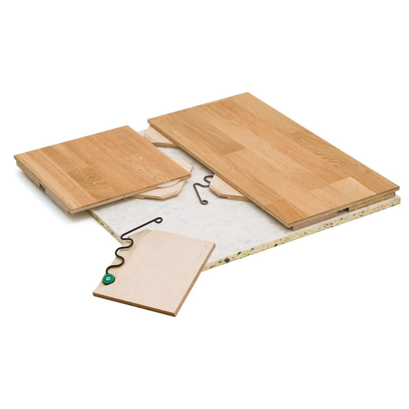Parquet de sport mobile en bois massif - Chêne