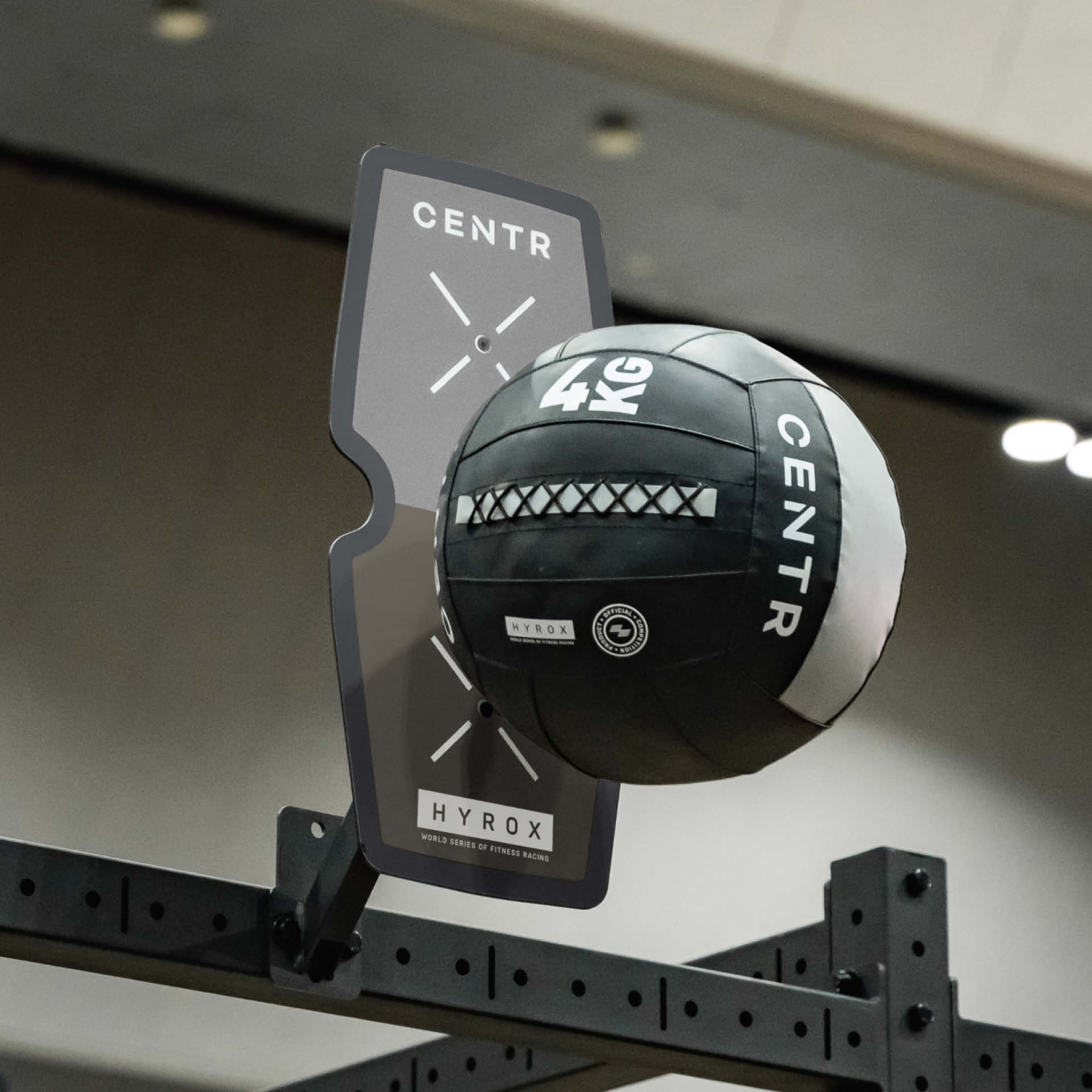 CENTR x HYROX Cible pour wall ball de compétition