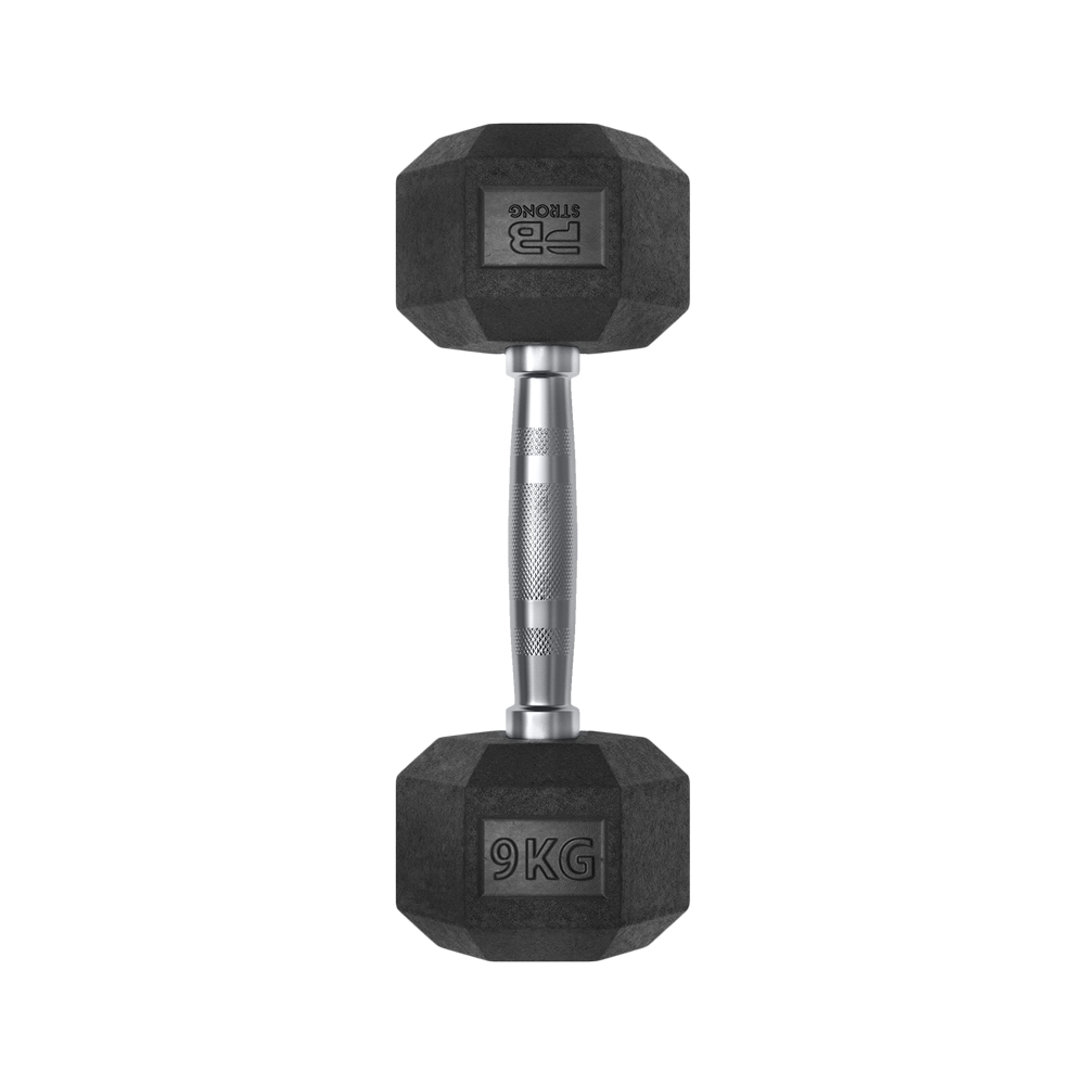 Haltère hexagonal PB Strong (pièce) 9 kg