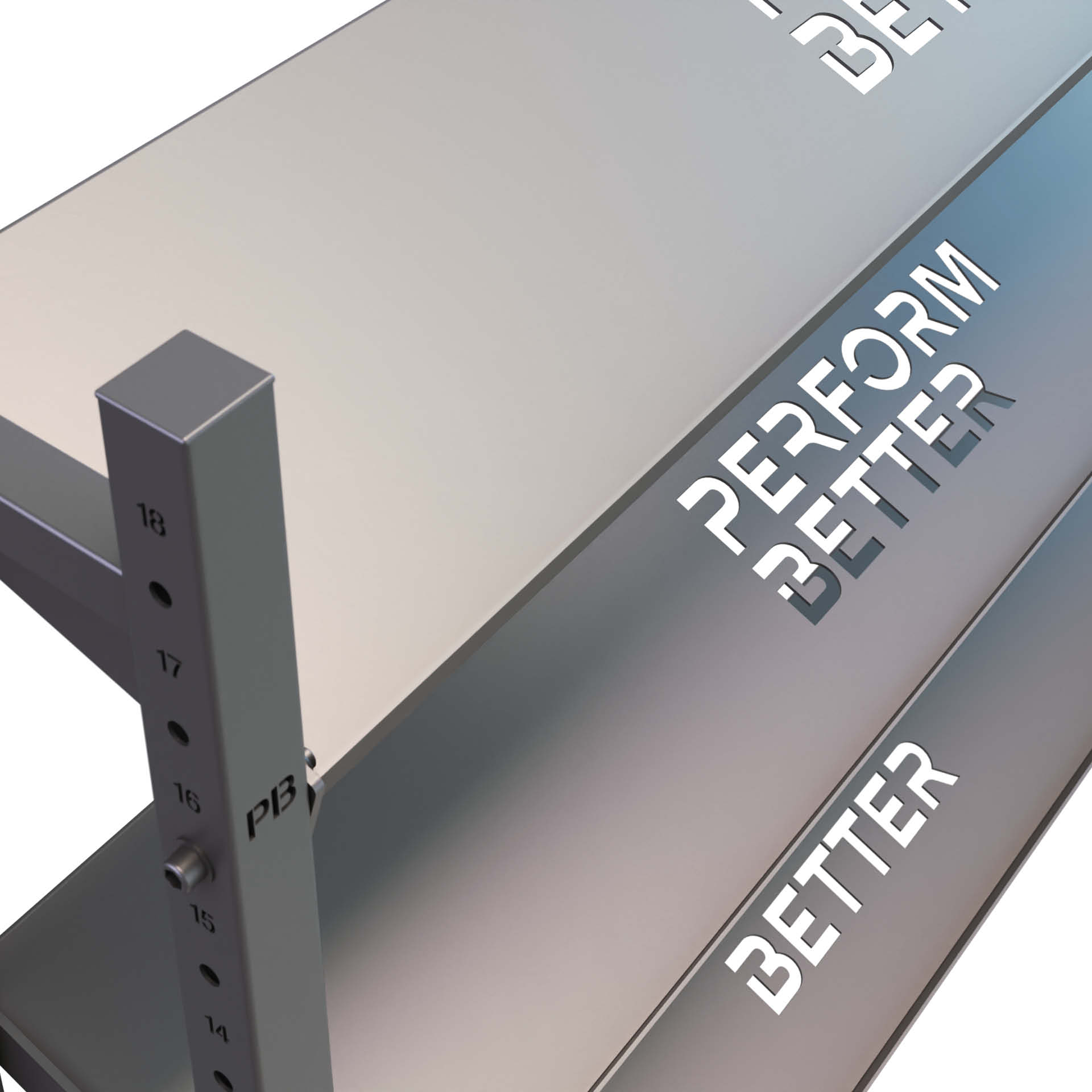 Perform Better Multi Storage : support pour haltères de 1,50 m à 3 étagères (lot)