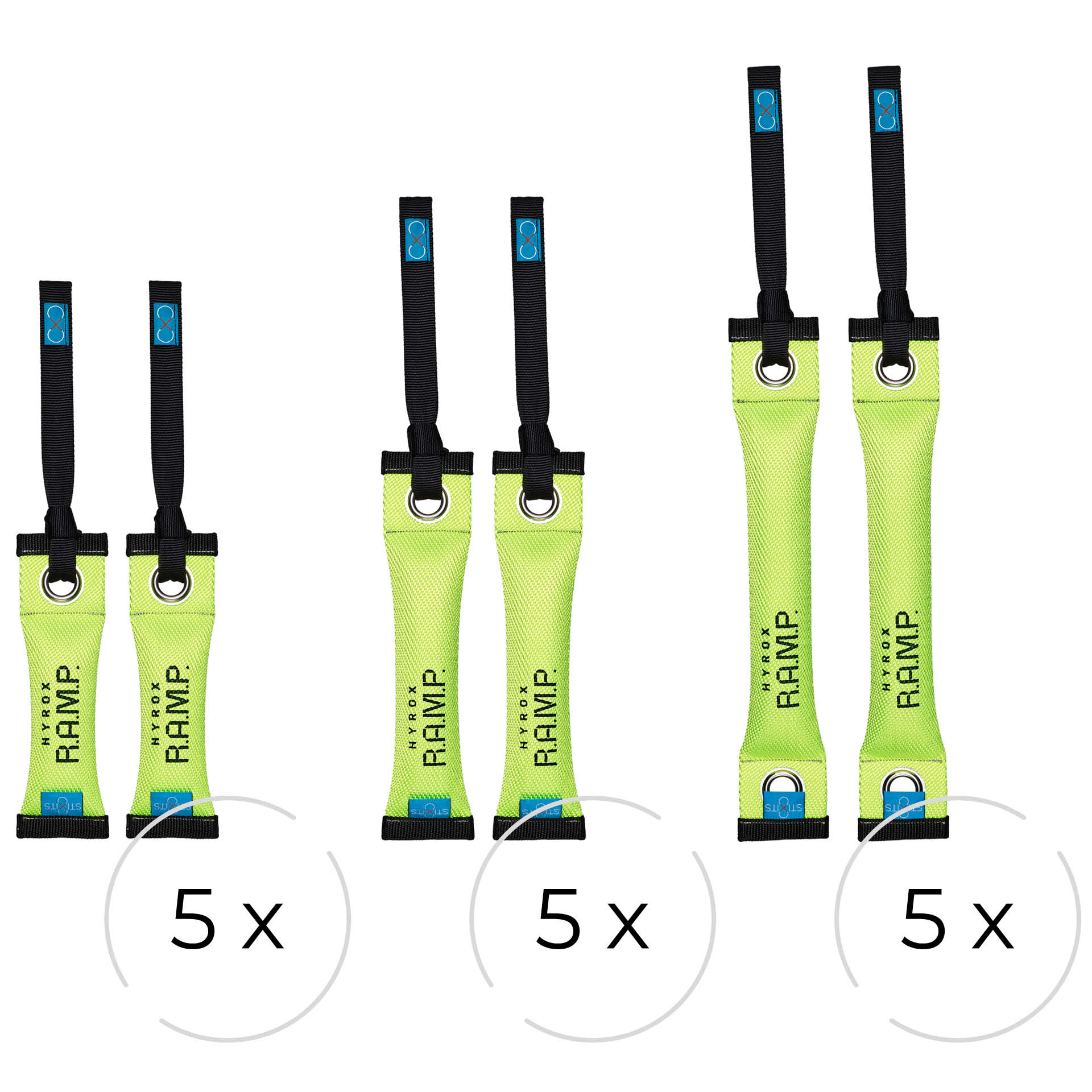 Kit de gym HYROX R.A.M.P. STIXITS 15 (paire)