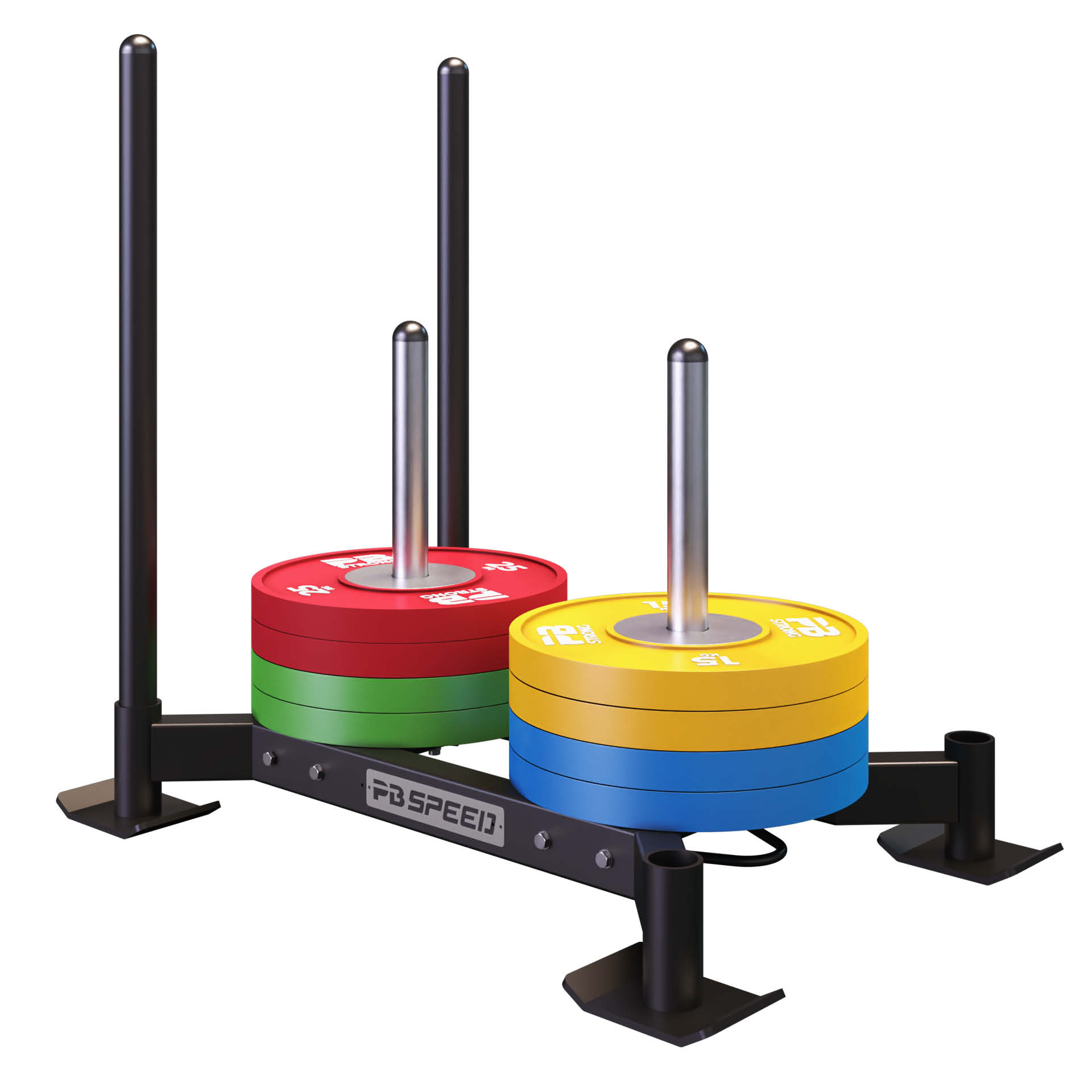 PB Speed Drive Sled : paires de poignées individuelles pour traîneau lesté (accessoires)