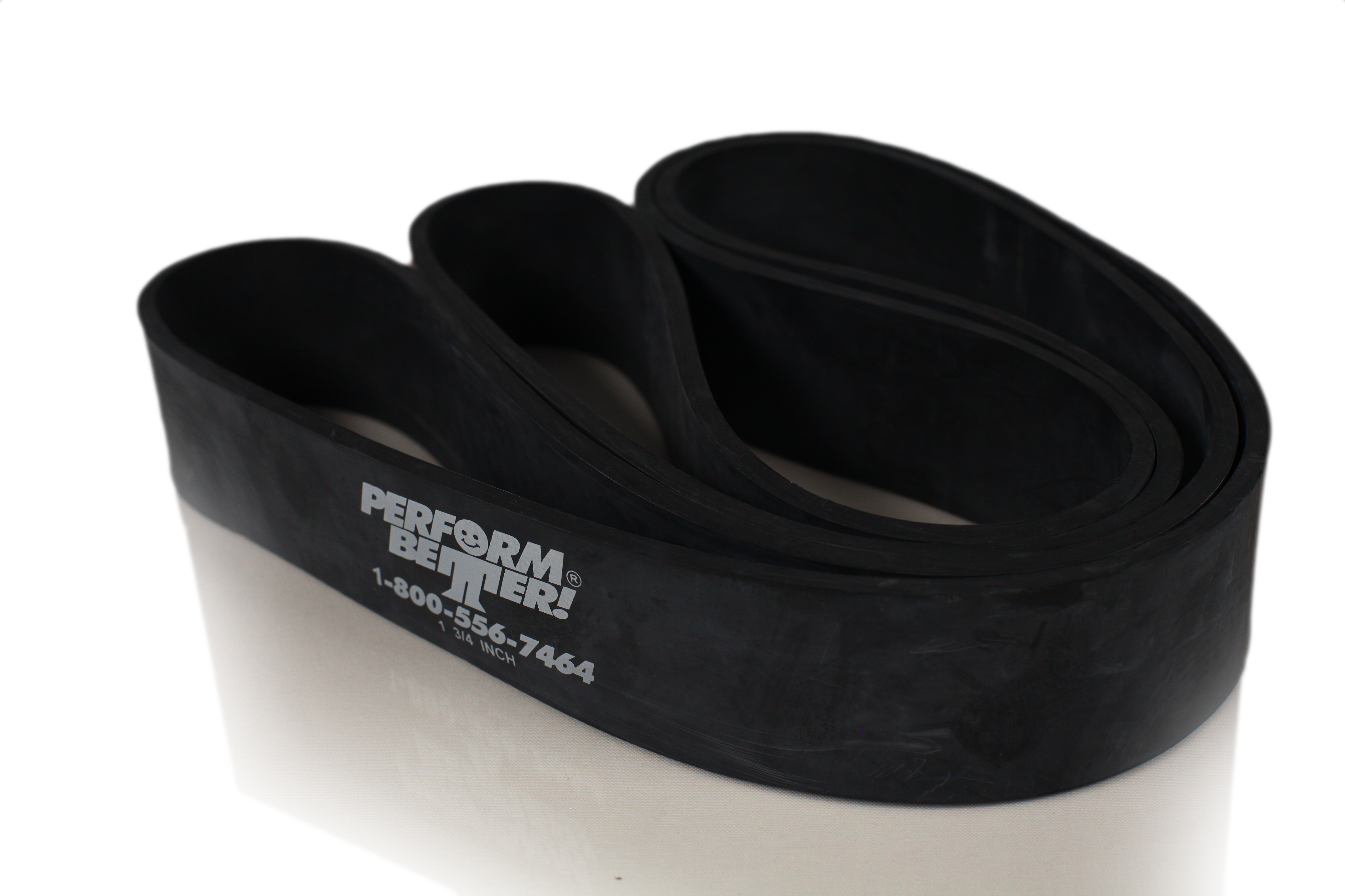 Superbands - 4,5 cm de large, 35 kg, noir (5 mm d'épaisseur)