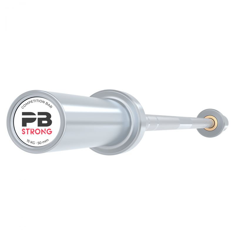 Barre d'haltères de compétition PB Strong  15 kg