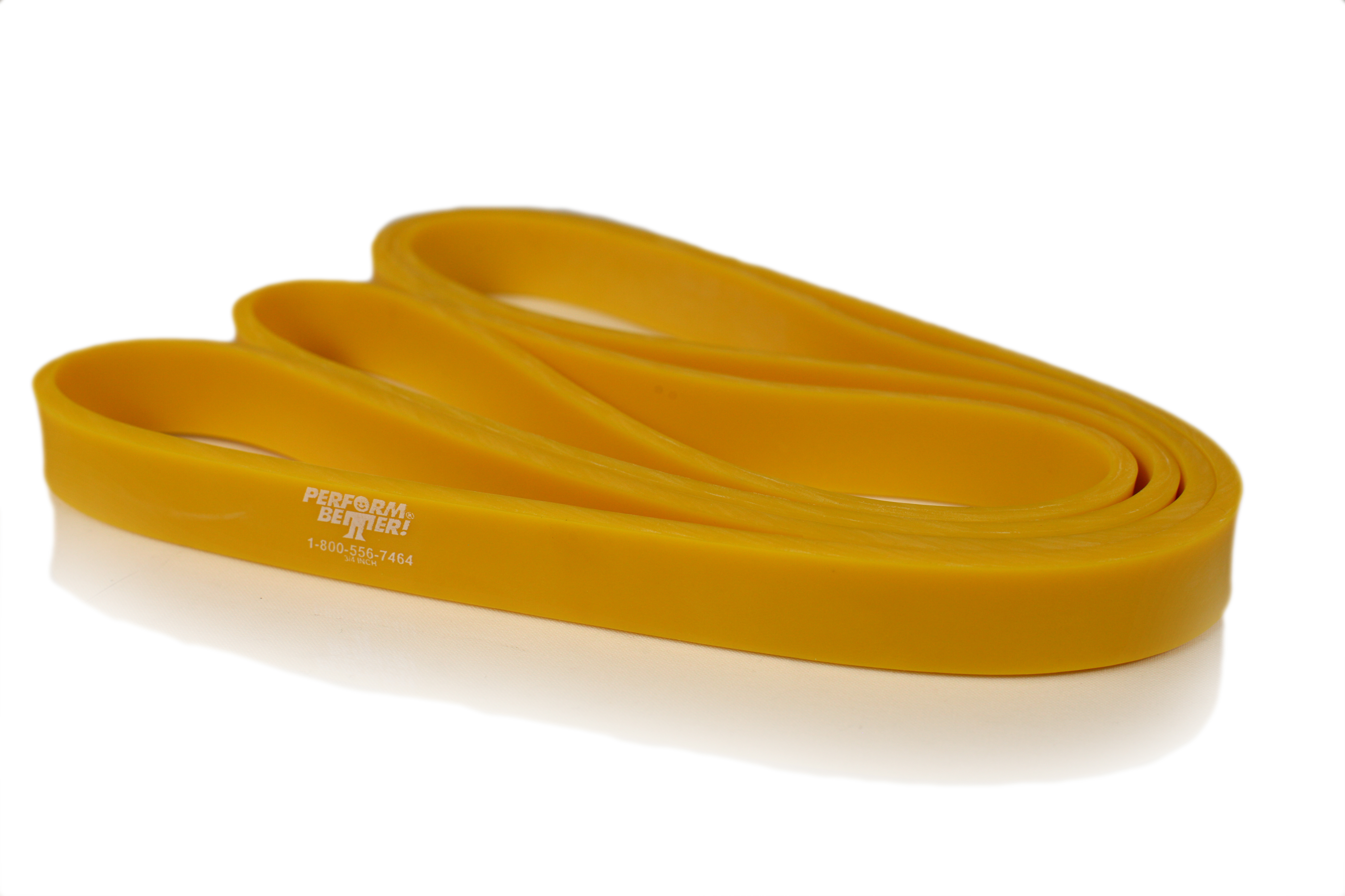 Superbands - 2 cm de large, 15 kg, jaunes (5 mm d'épaisseur)