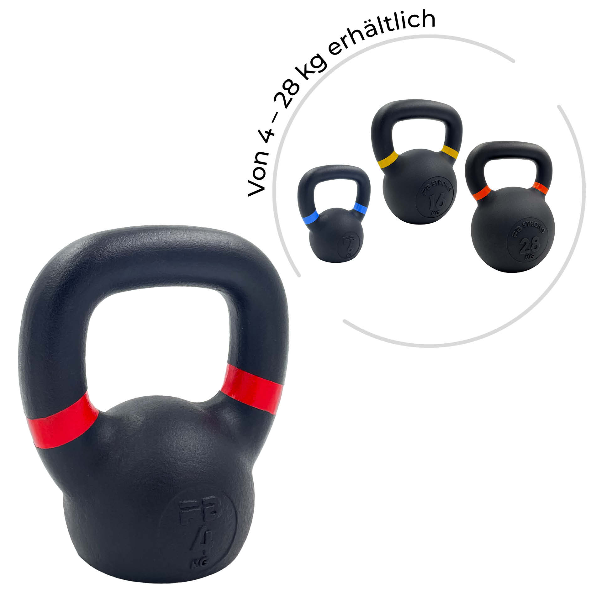 Kettlebell PB Strong Black 4 kg