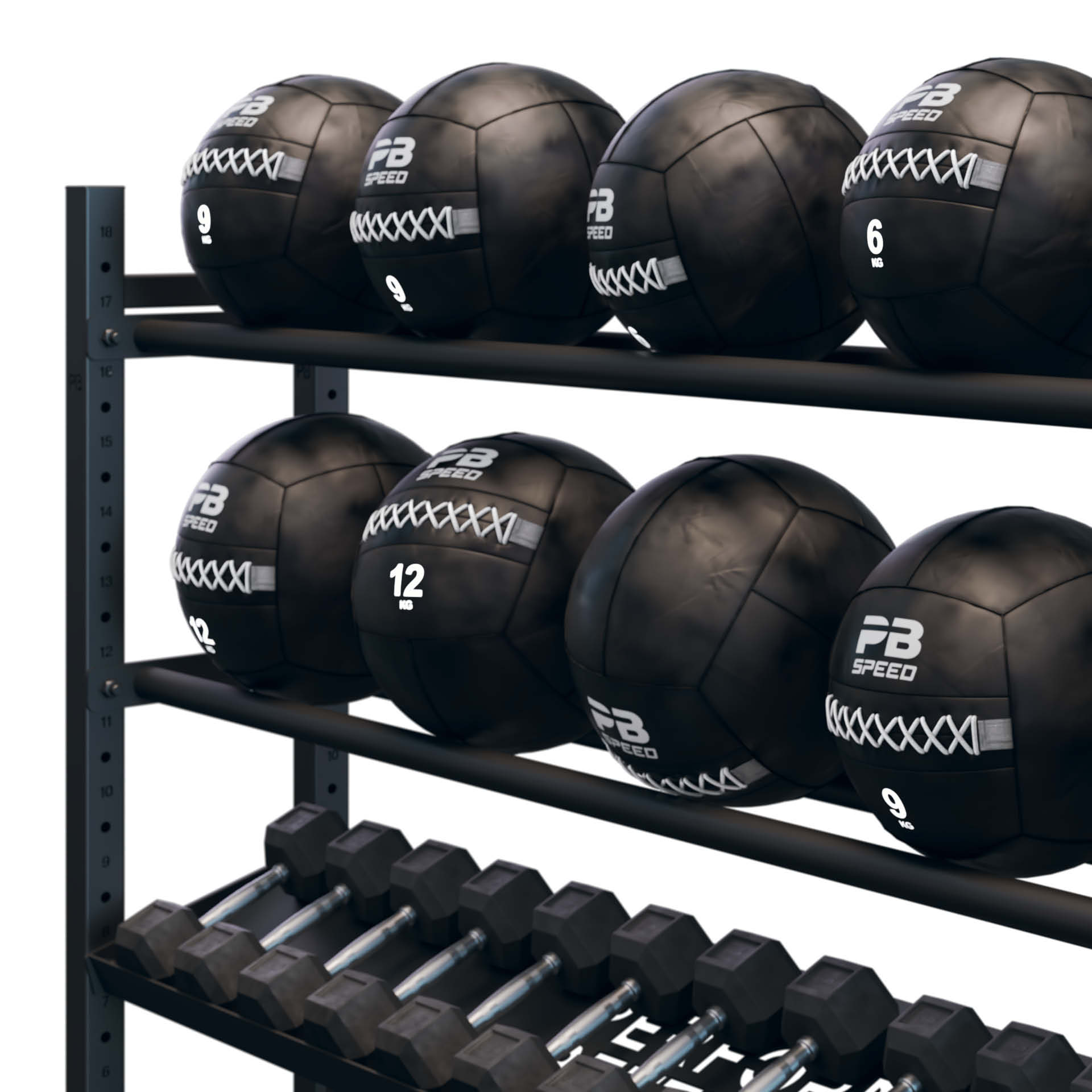 Perform Better Multi Storage 1,50 m, 4 étagères (lot)