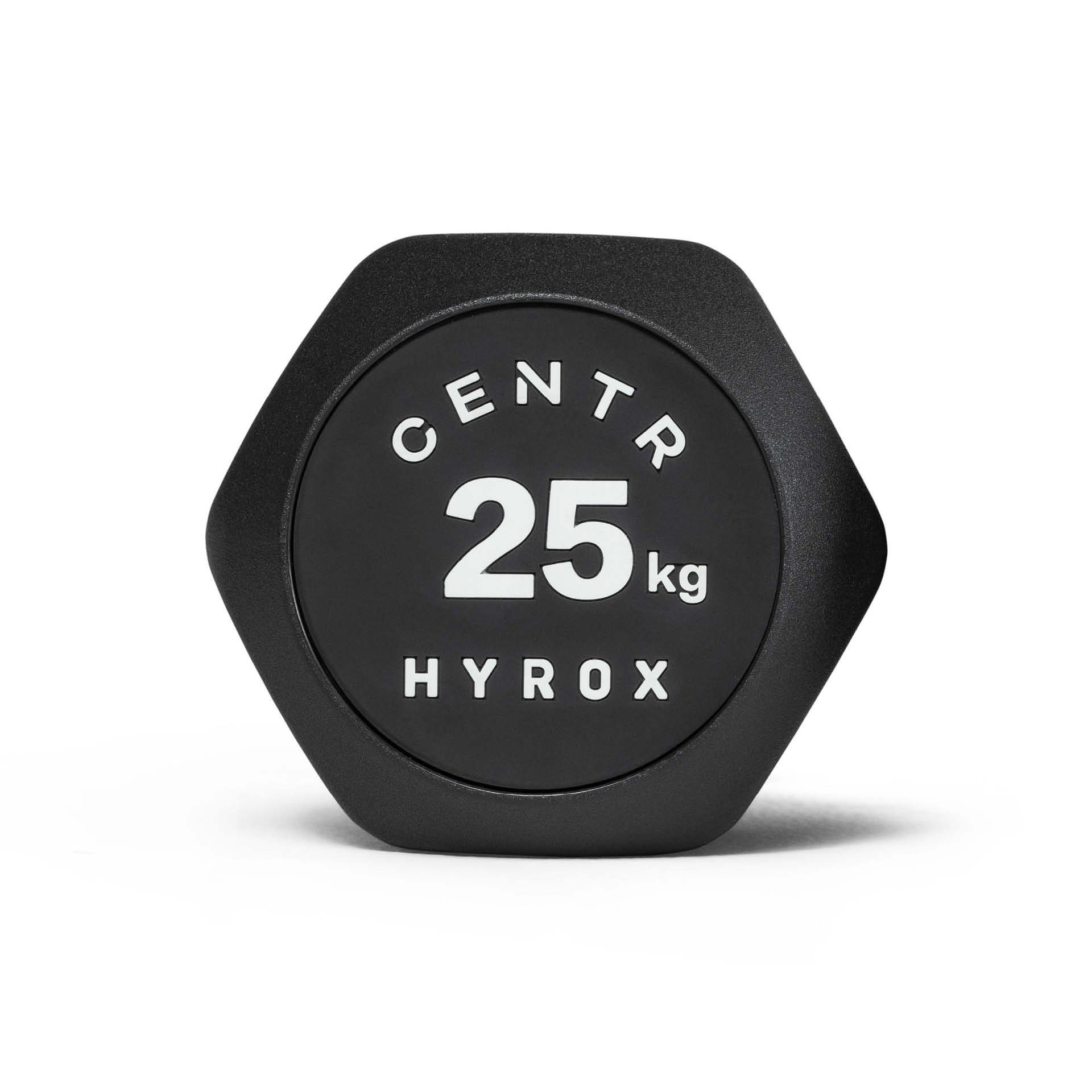Haltère CENTR x HYROX en uréthane 25 kg (pièce)