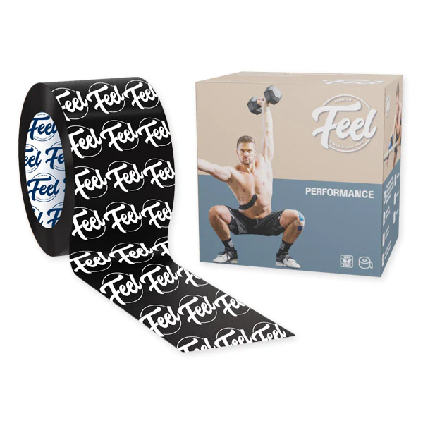 Feel Performance Tape 5 cm x 5 m, logo noir