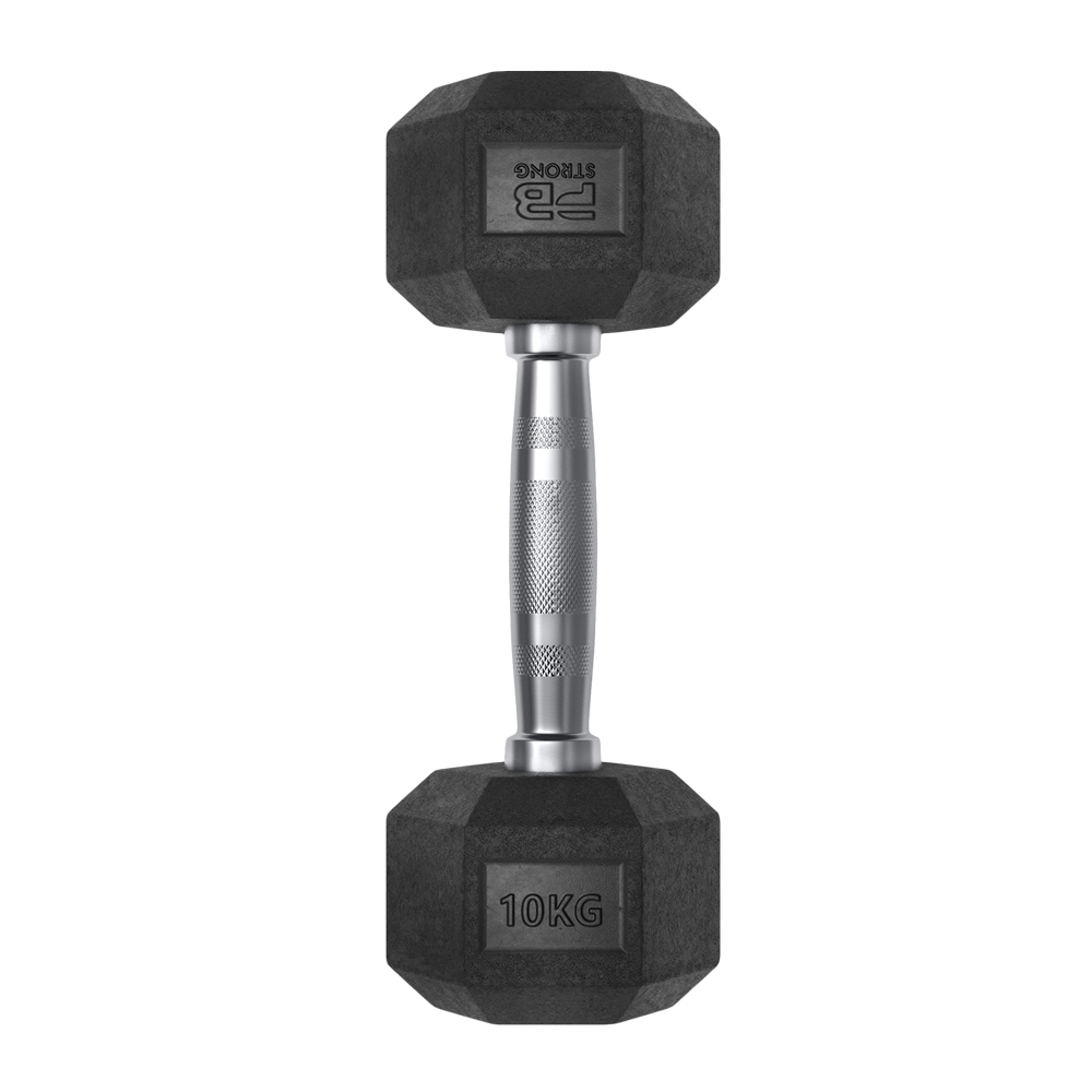 Haltère hexagonal PB Strong (pièce) 10 kg