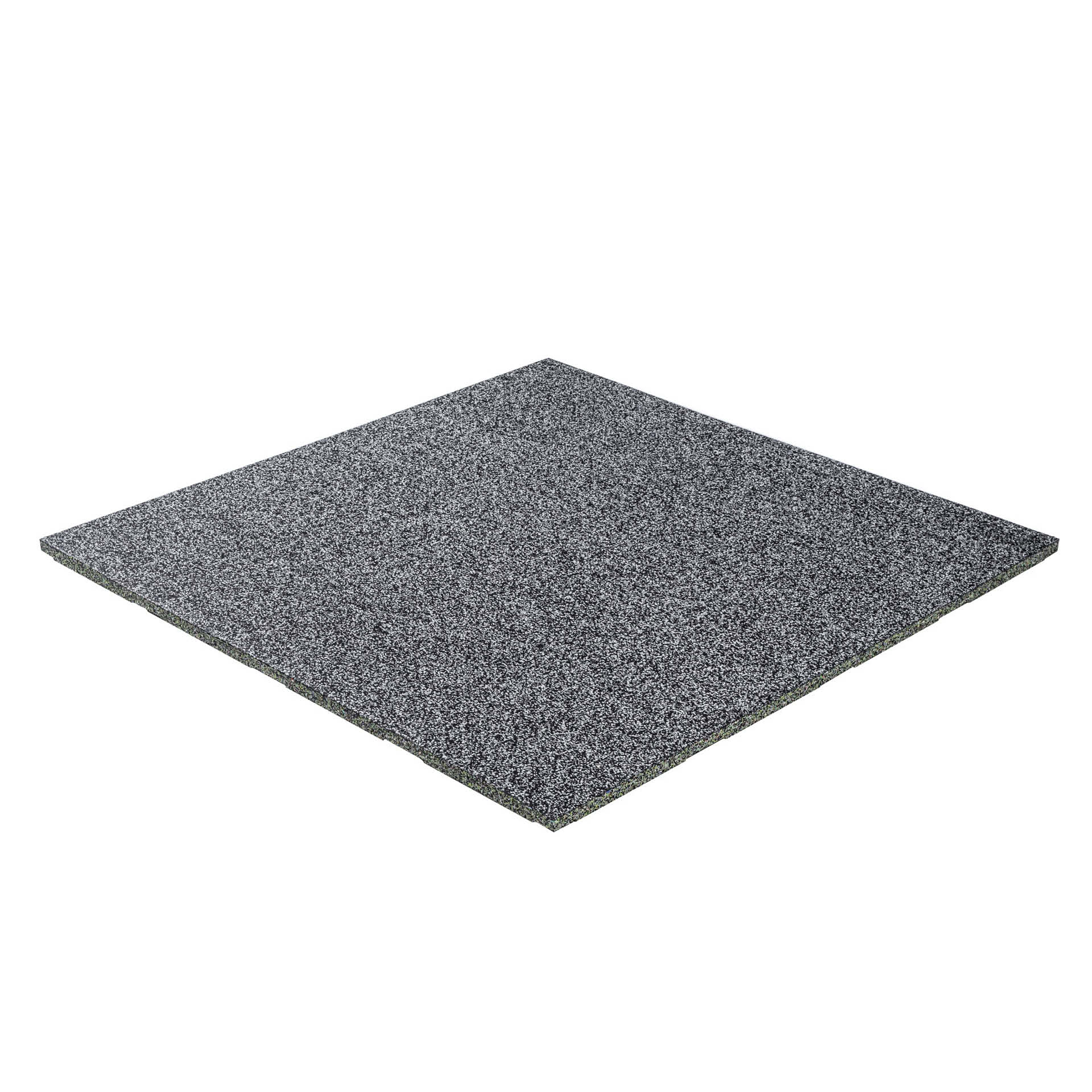 Tapis en caoutchouc R+T Connect 1 x 1 m / 20 mm (STONE / 70 % gris)