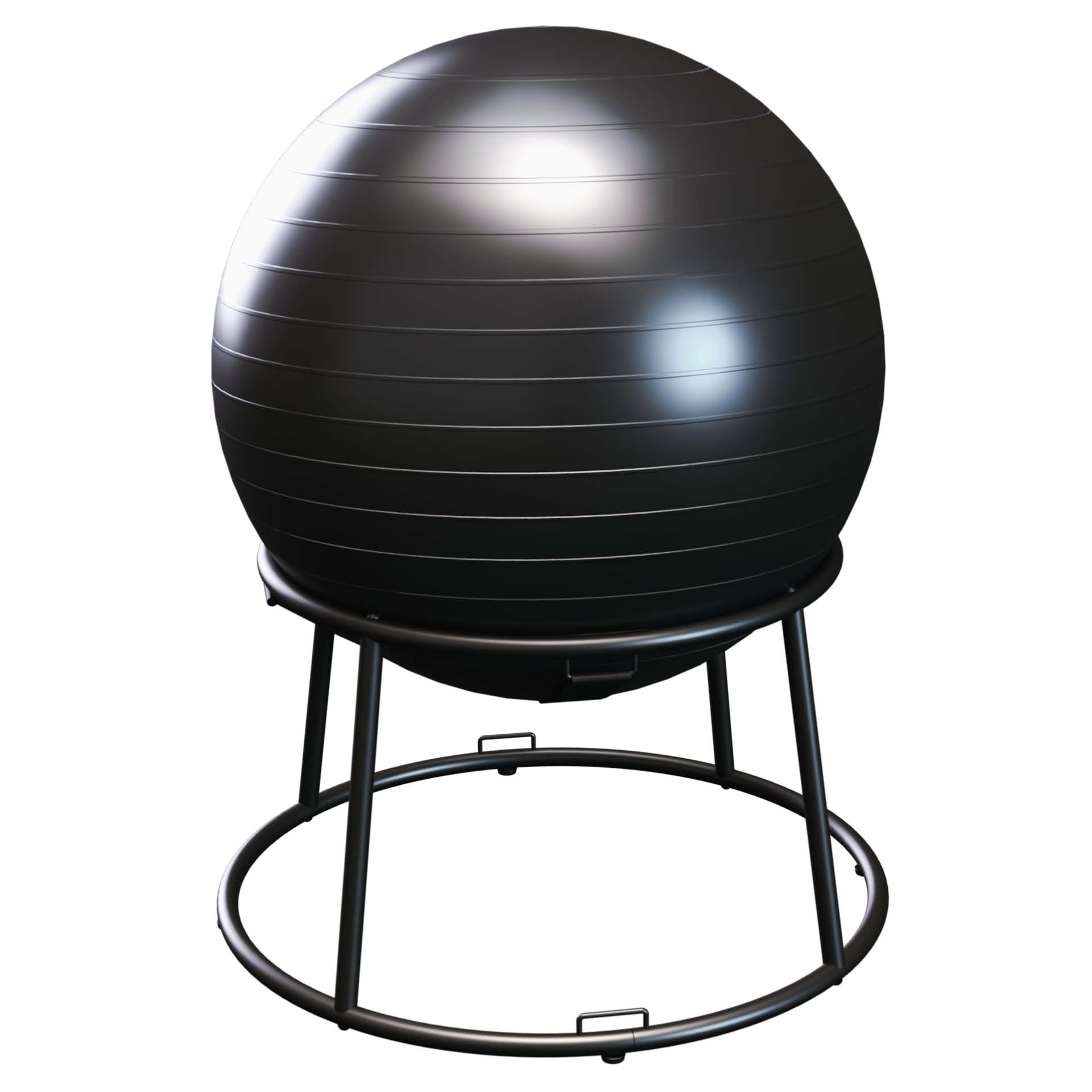 Perform Better Hypergym avec ballon de gymnastique de 75 cm