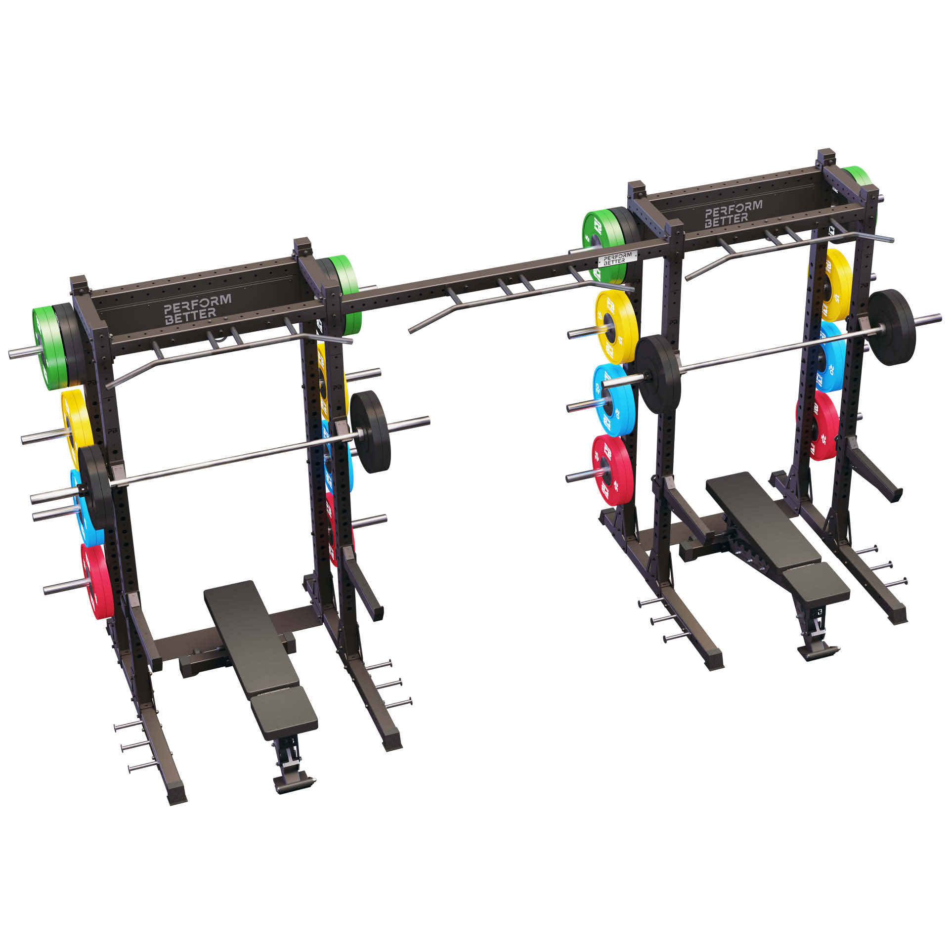 Barre de traction Perform Better Half Rack Connector 1,8 m (accessoire)