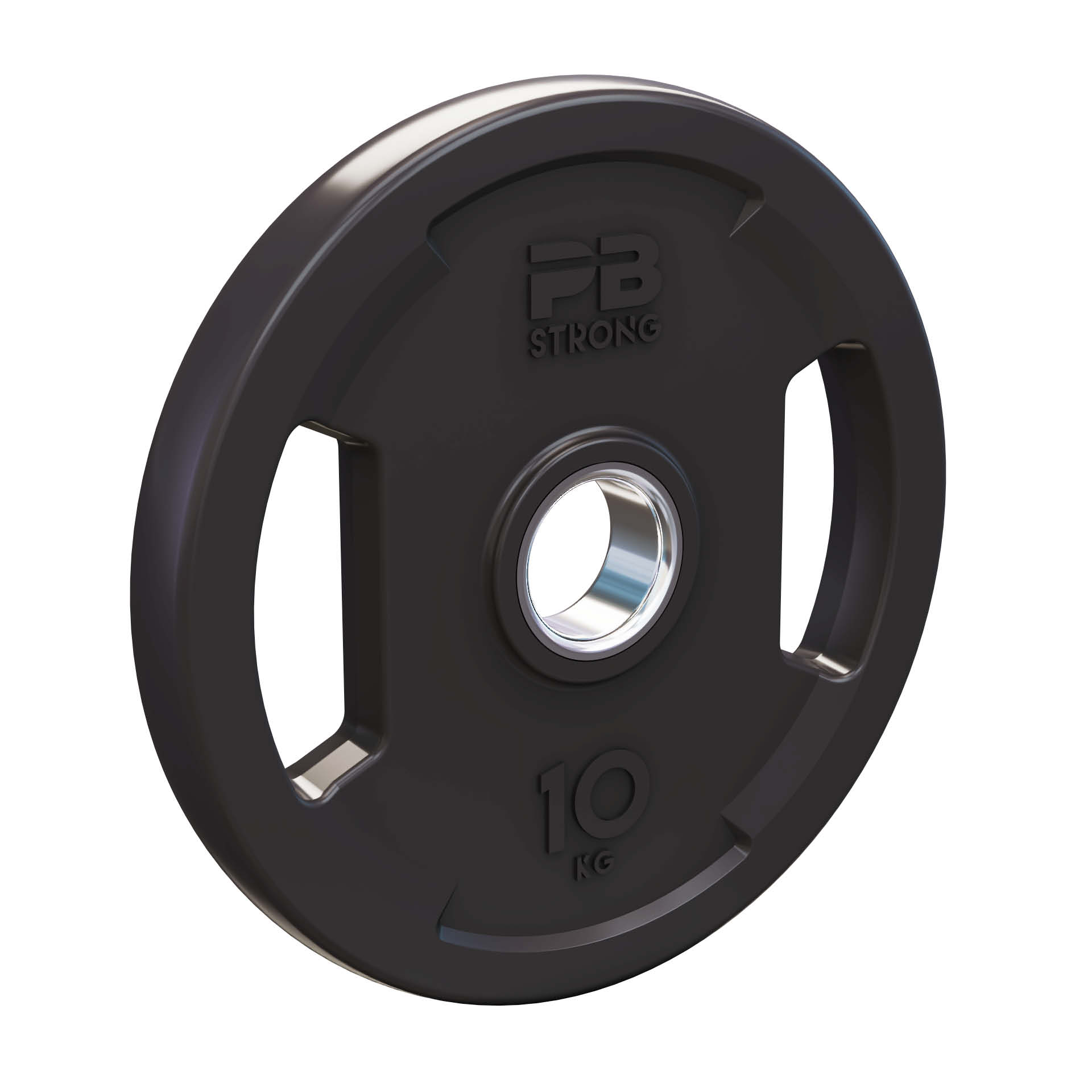 Disque d'haltère PB Strong à 2 poignées, en uréthane, 50 mm (à l'unité) 10 kg