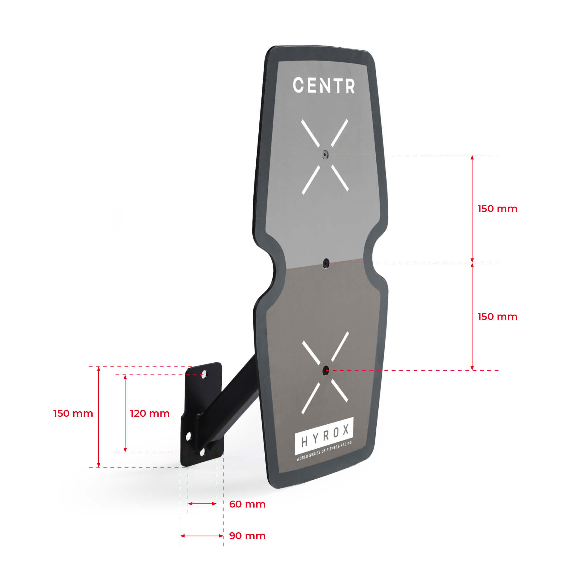 CENTR x HYROX Cible pour wall ball de compétition