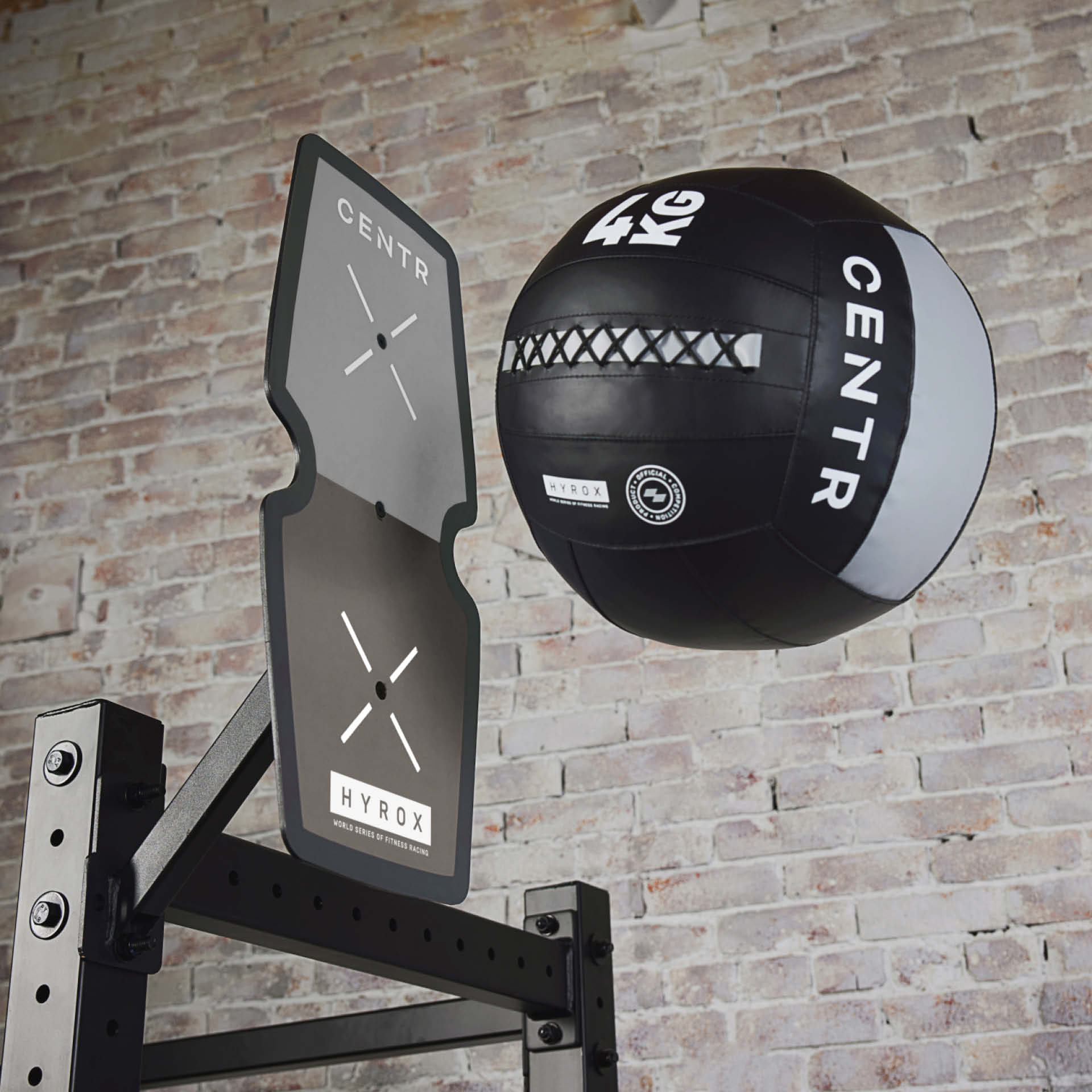 CENTR x HYROX Cible pour wall ball de compétition