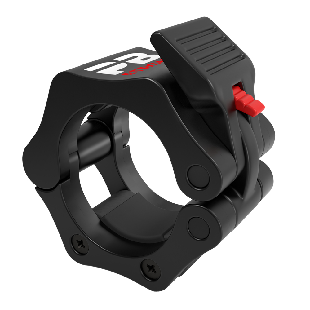 Verrous pour barres d'haltères PB Strong, noirs (paire)