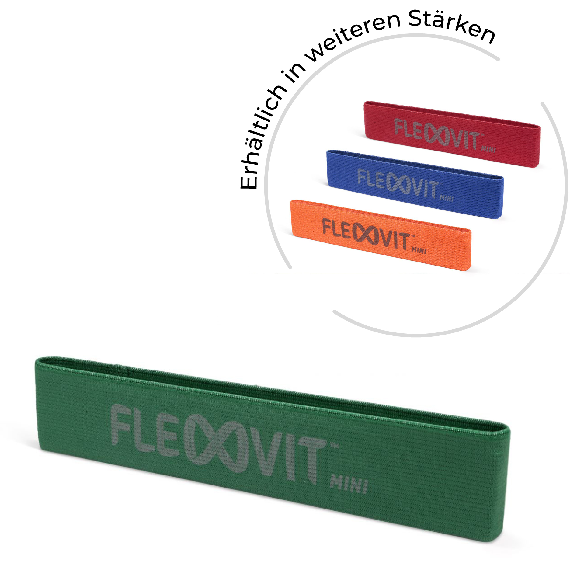 Mini-bande FLEXVIT - vert athlétique